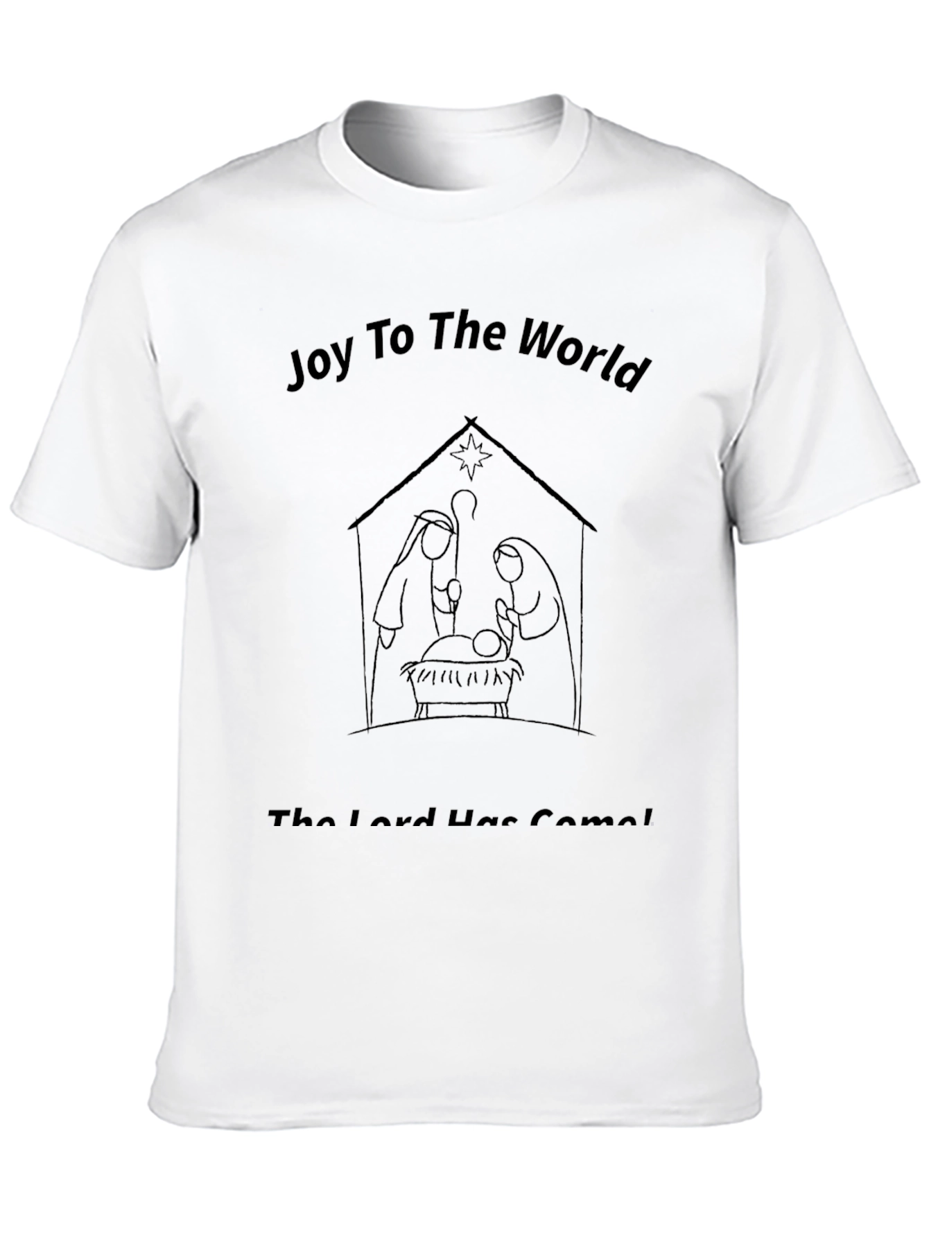 Joy To The World Black T-Shirt