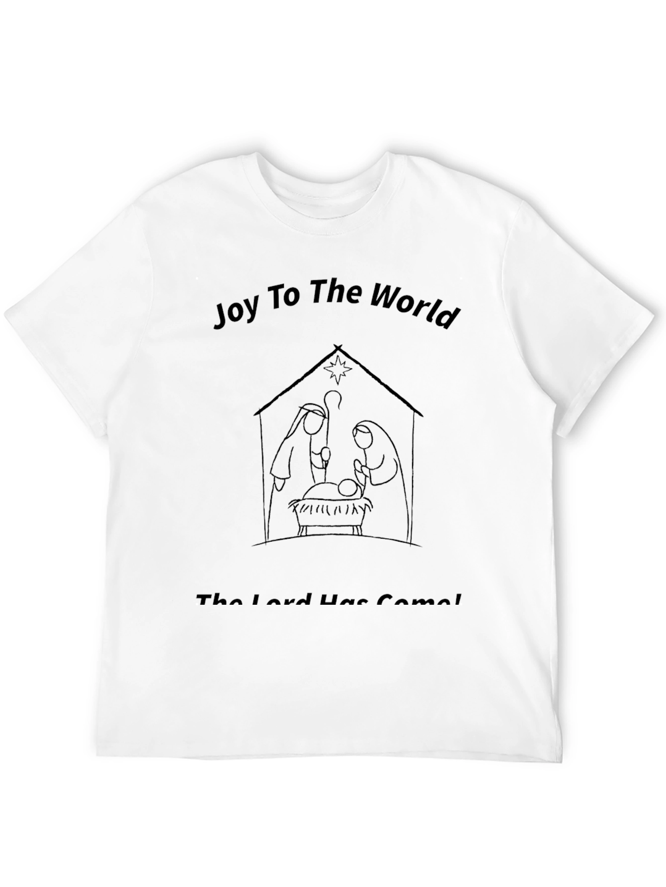 Joy To The World Black T-Shirt