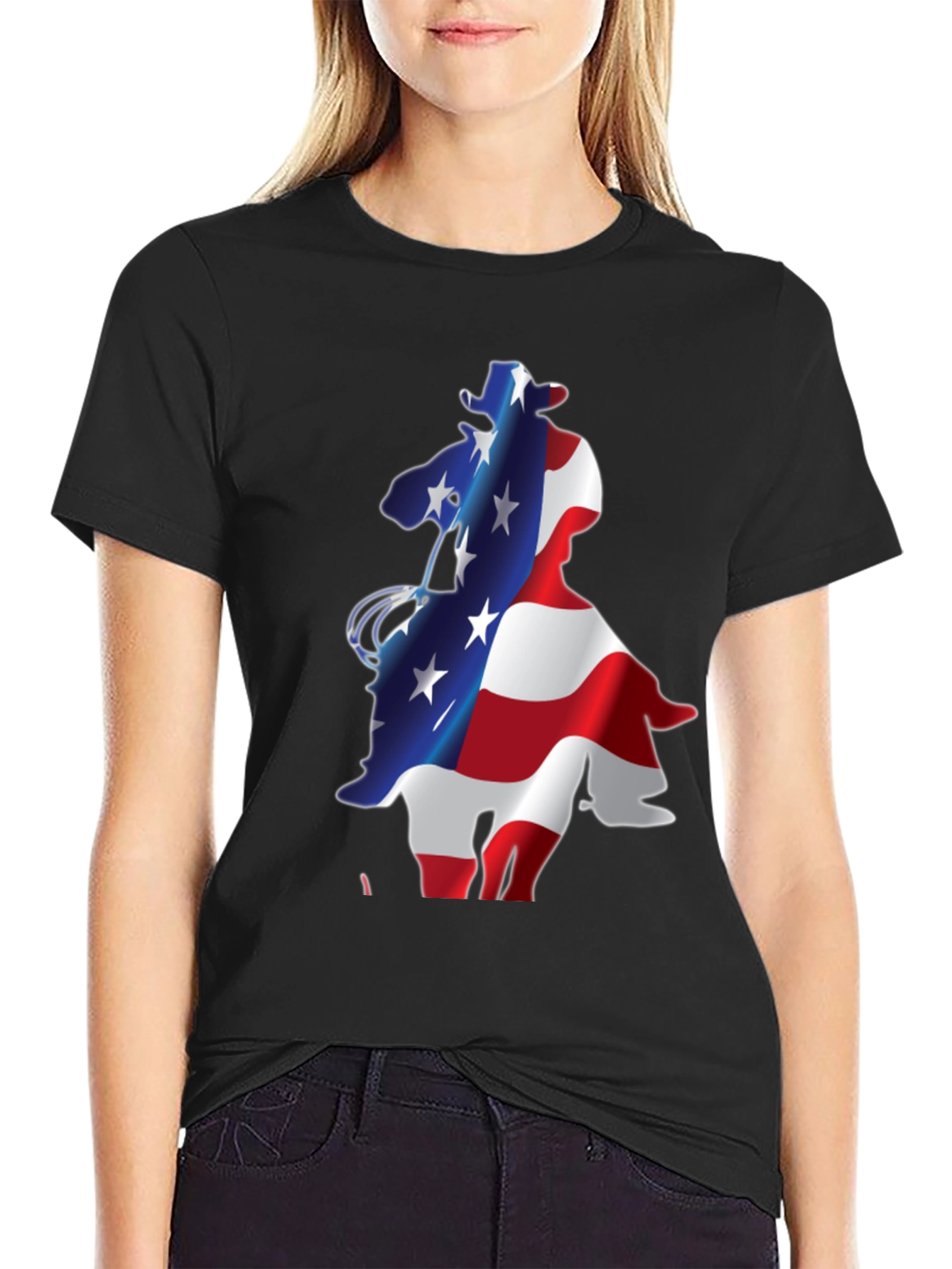 American Cowboy Graphic T-Shirt