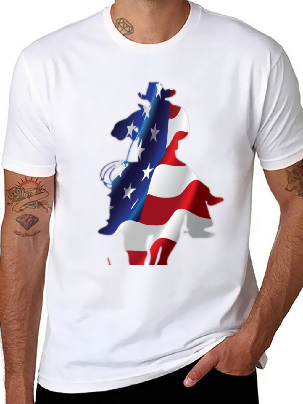 American Cowboy Graphic T-Shirt