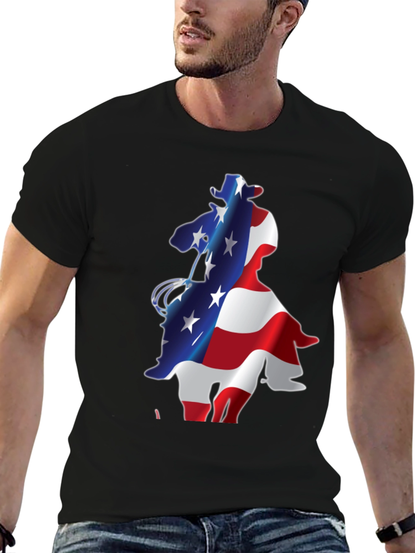 American Cowboy Graphic T-Shirt