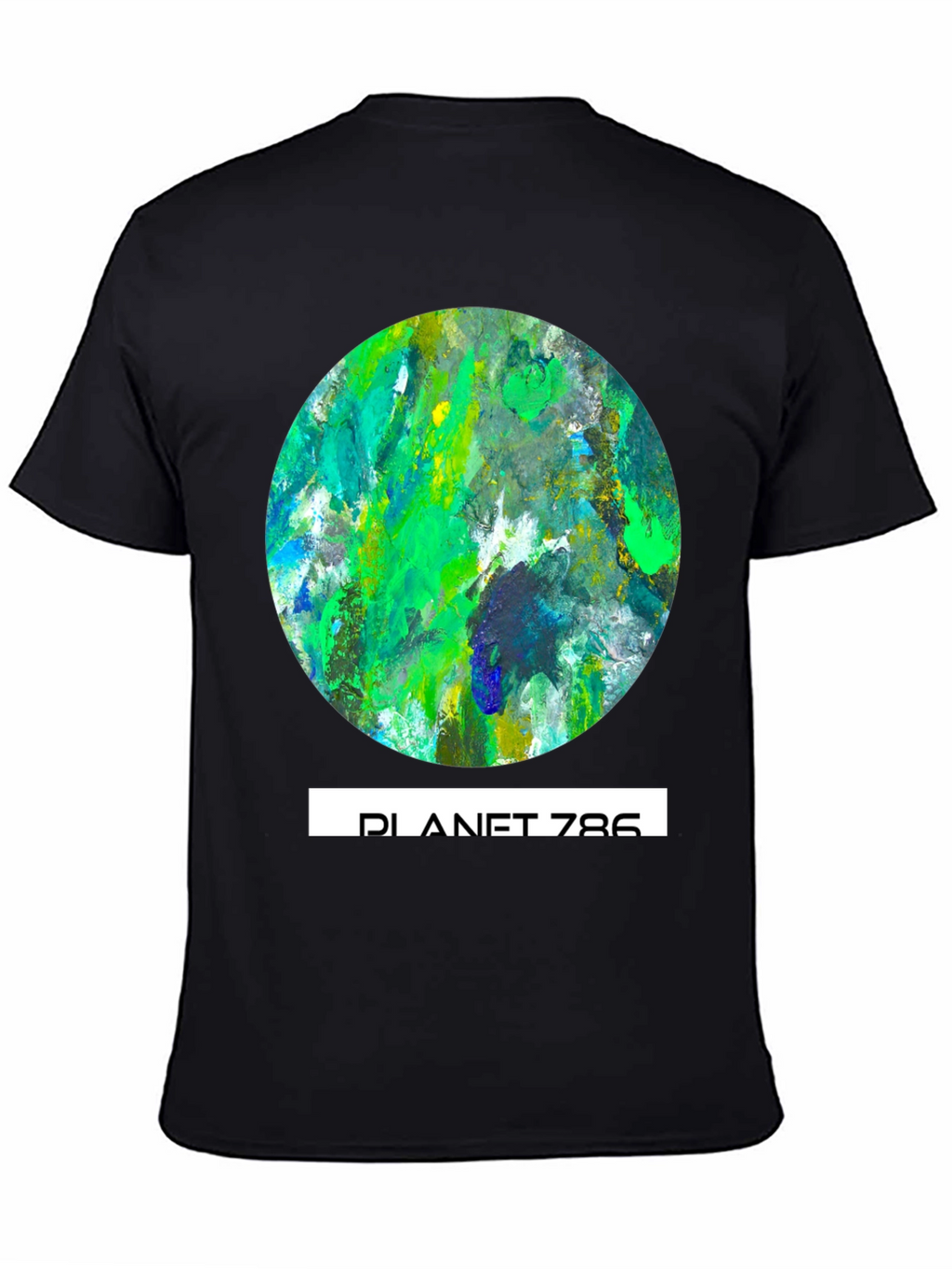 Planet 786 Graphic Tee - Abstract Earth T-Shirt