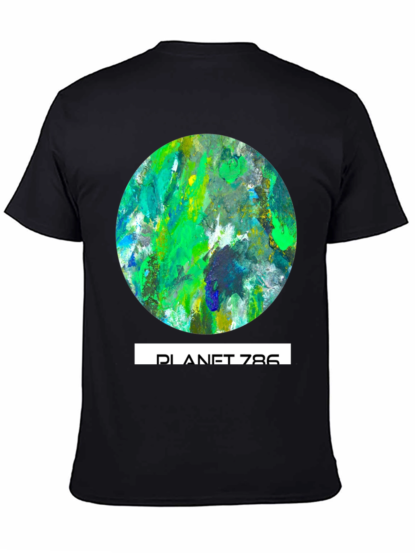 Planet 786 Graphic Tee - Abstract Earth T-Shirt