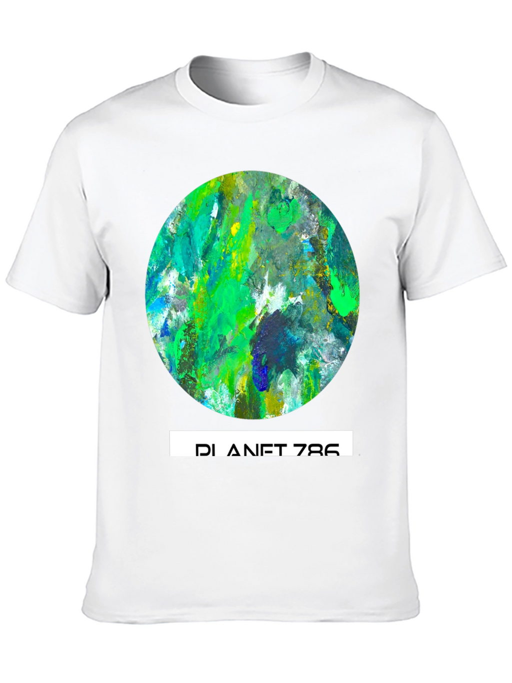 Planet 786 Graphic Tee - Abstract Earth T-Shirt