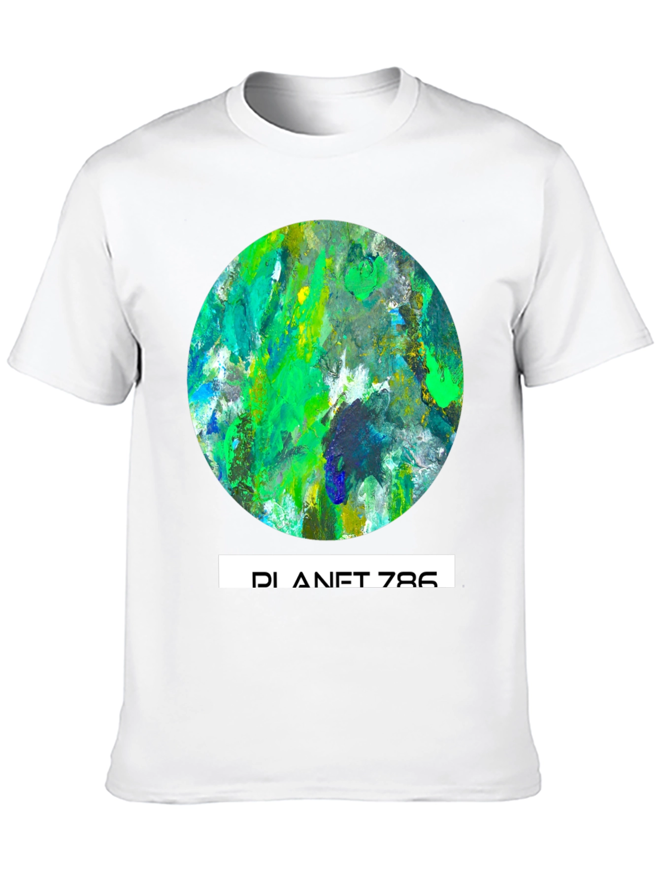 Planet 786 Graphic Tee - Abstract Earth T-Shirt