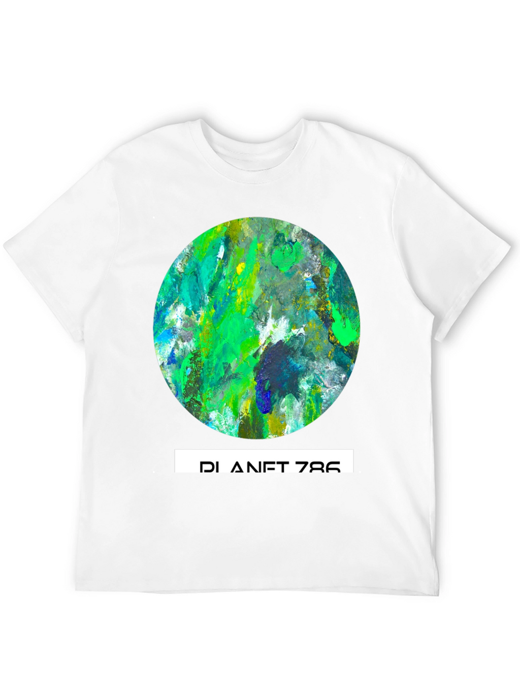 Planet 786 Graphic Tee - Abstract Earth T-Shirt