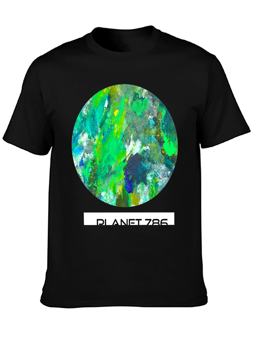 Planet 786 Graphic Tee - Abstract Earth T-Shirt