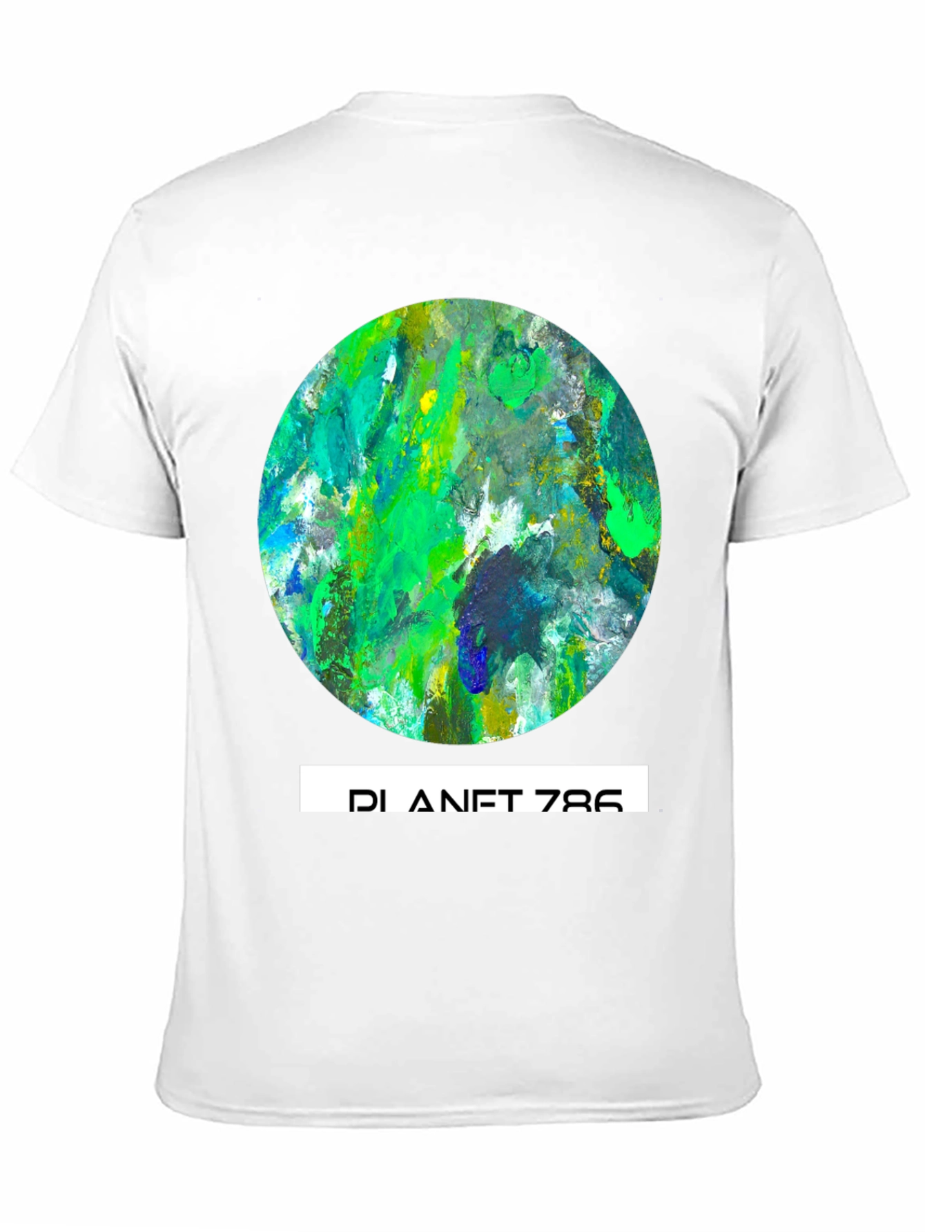 Planet 786 Graphic Tee - Abstract Earth T-Shirt