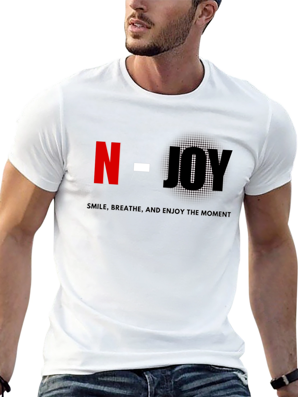 N-Joy Graphic Print Tee