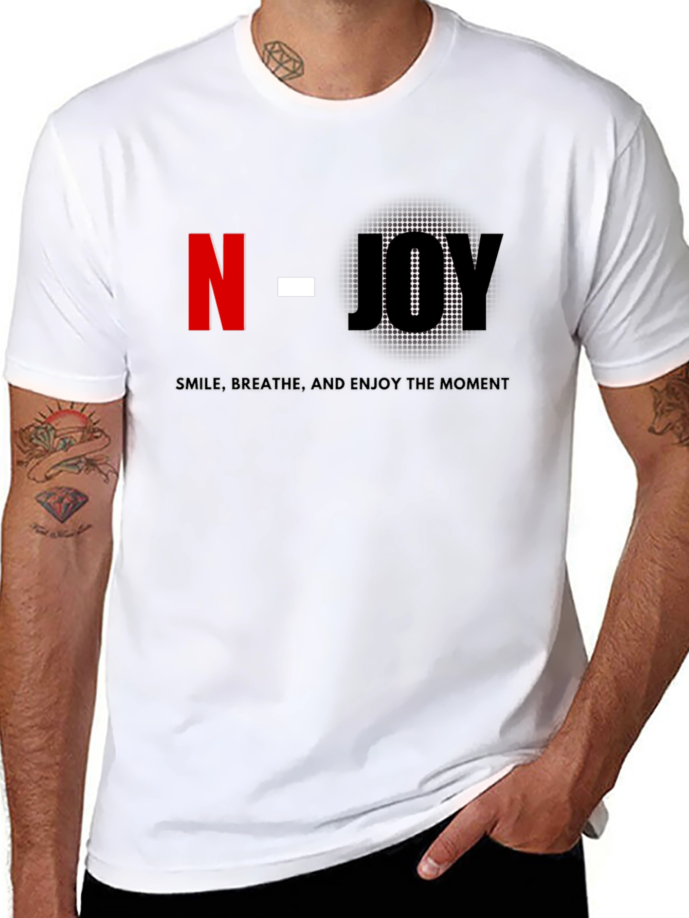 N-Joy Graphic Print Tee
