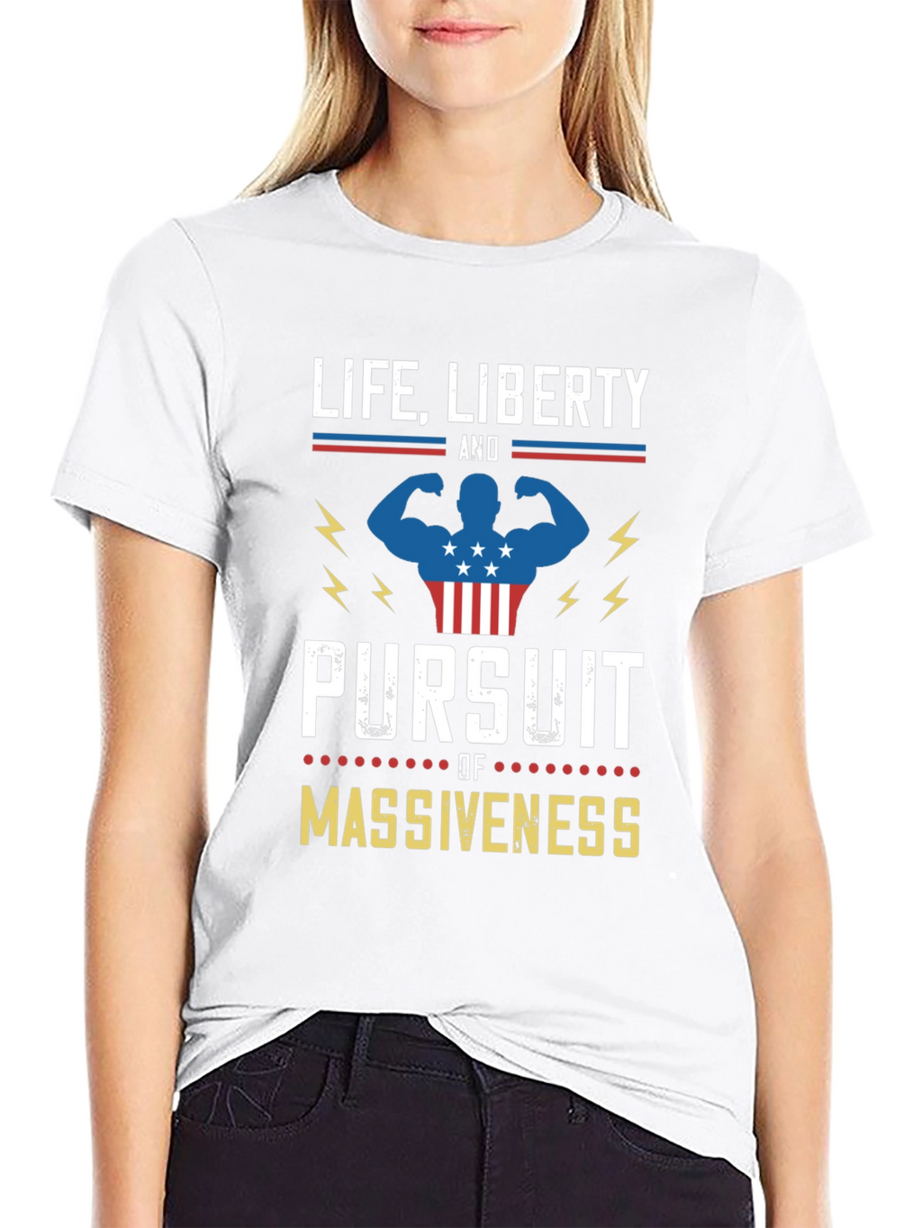 Life Liberty Pursuit of Massiveness Graphic T-Shirt