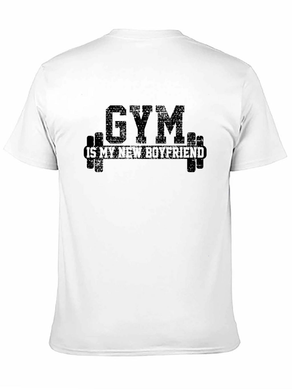 Gym is My New Boyfriend Black Graphic Tee