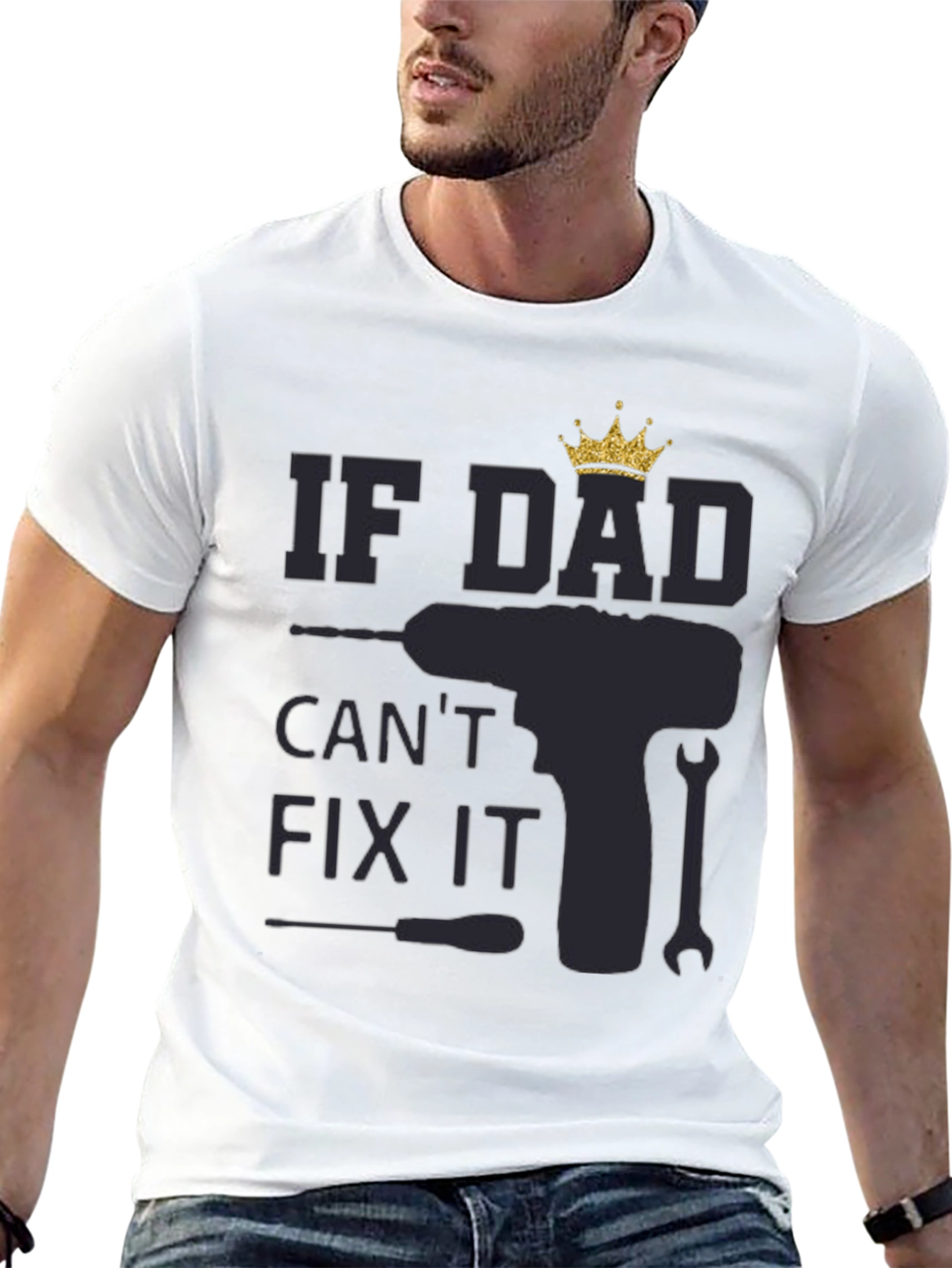 If Dad Cant Fix It - Mens Graphic T-Shirt