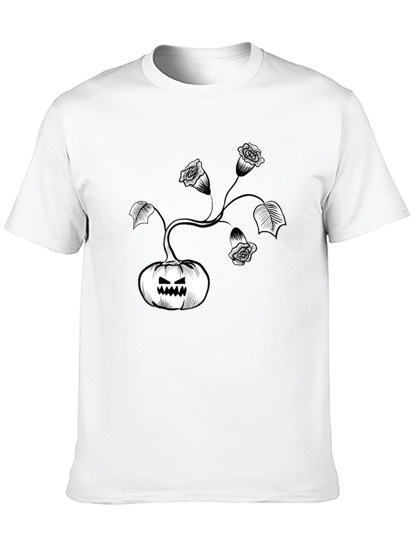 Pumpkin Rose Graphic Tee