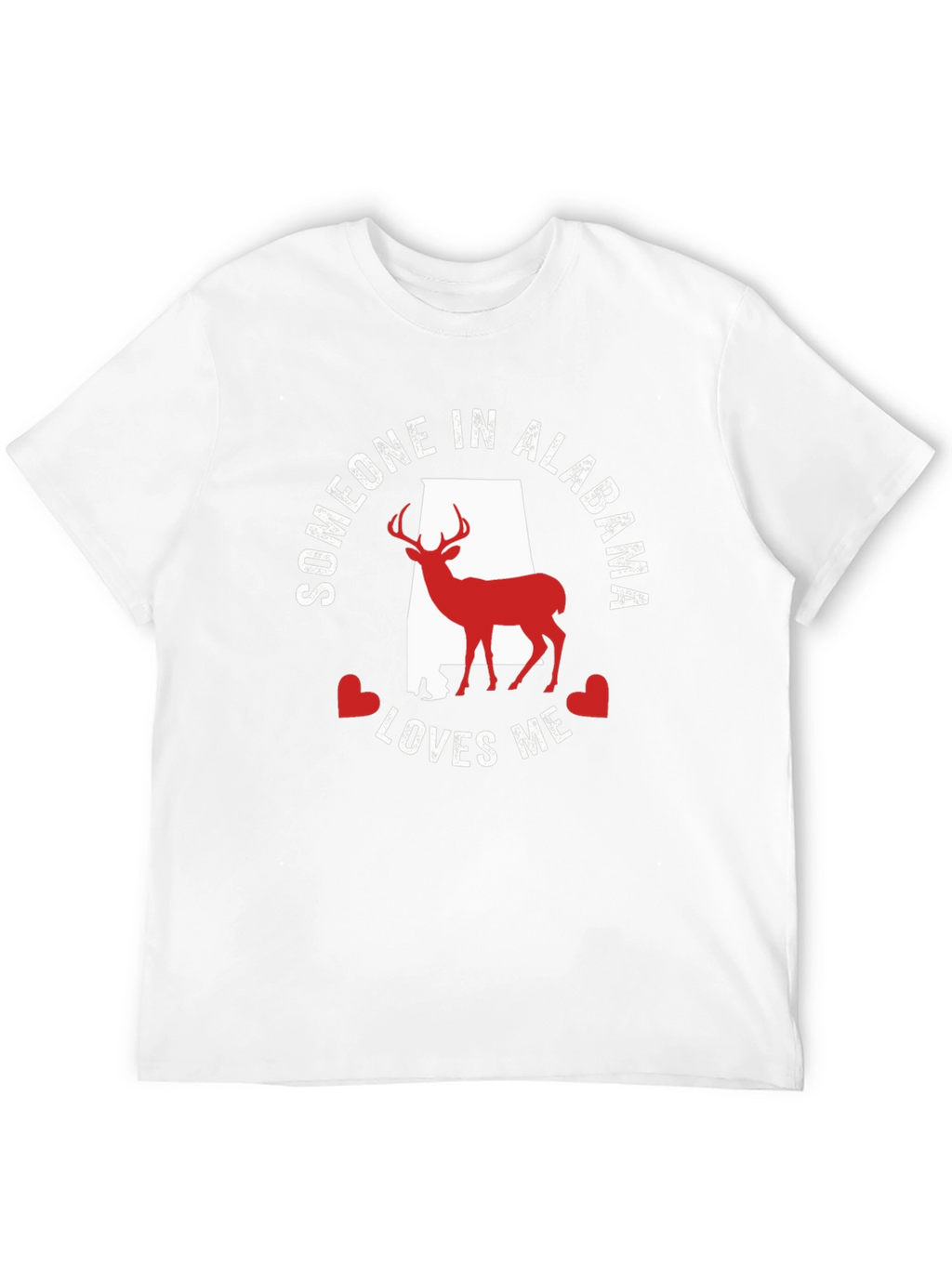 Alabama Loves Me Deer Graphic T-Shirt