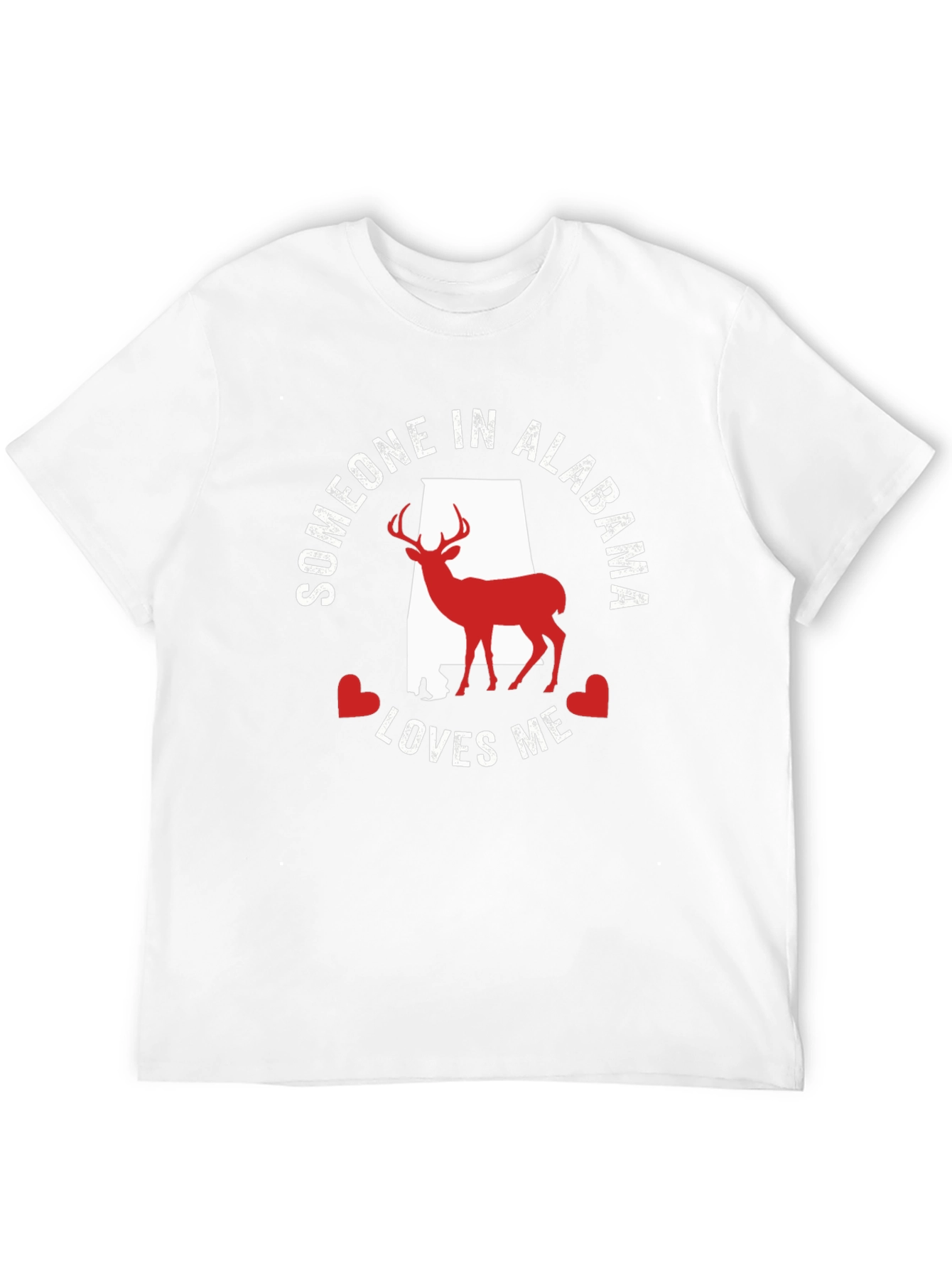 Alabama Loves Me Deer Graphic T-Shirt
