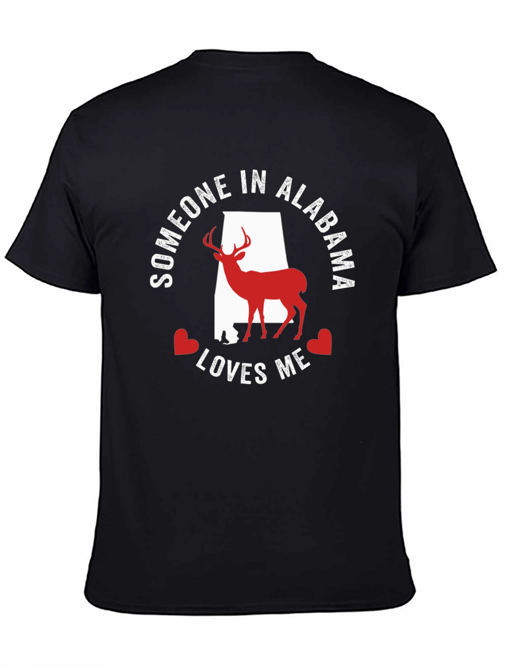Alabama Loves Me Deer Graphic T-Shirt