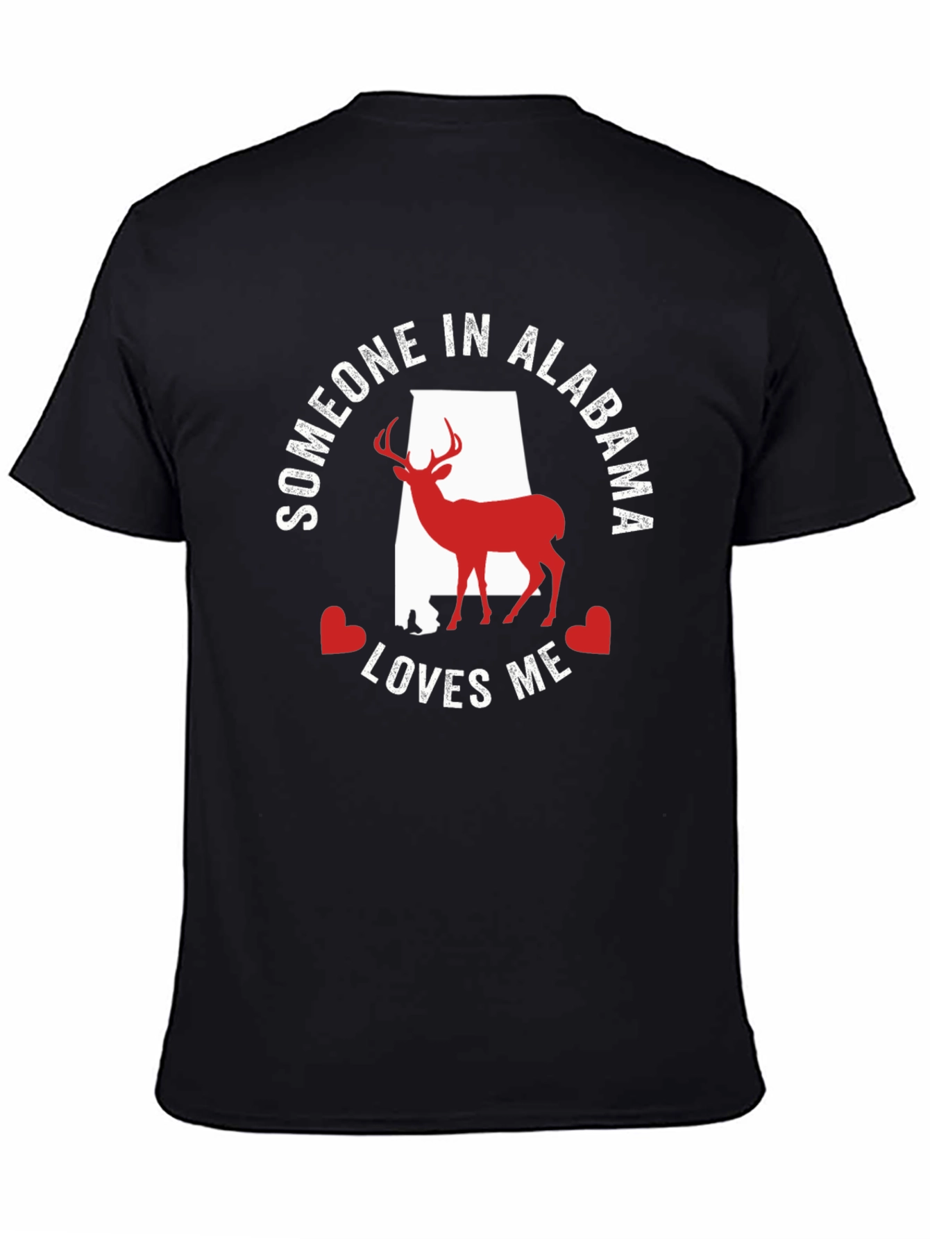 Alabama Loves Me Deer Graphic T-Shirt