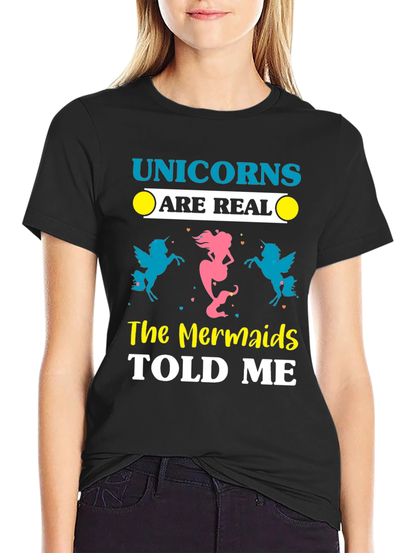 Unicorns & Mermaids Tee - Magical Creature Shirt