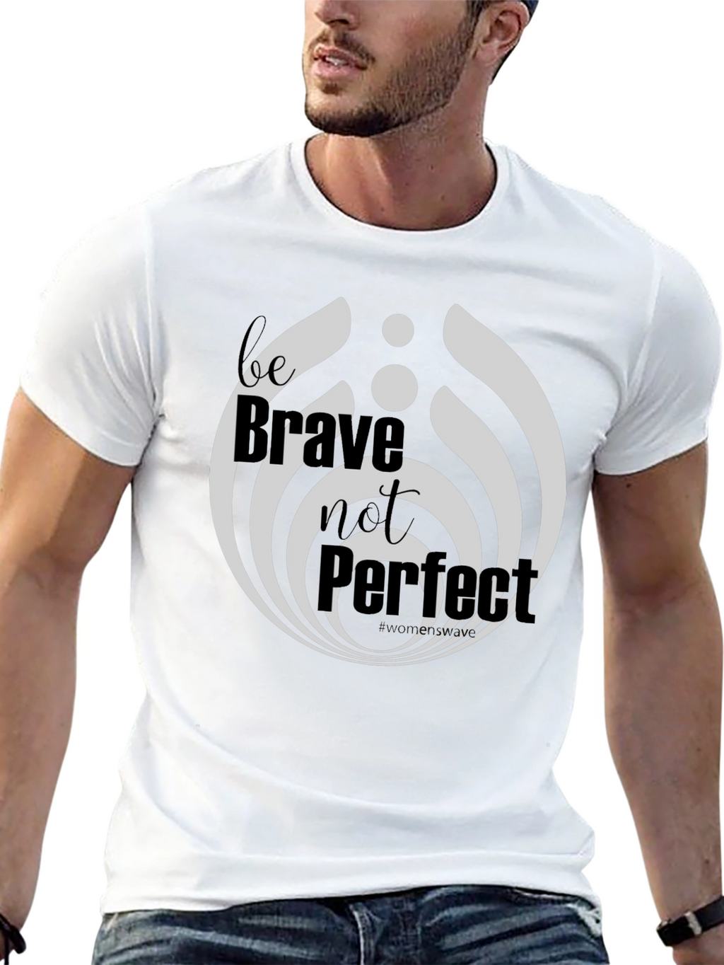 Be Brave Not Perfect Graphic T-Shirt