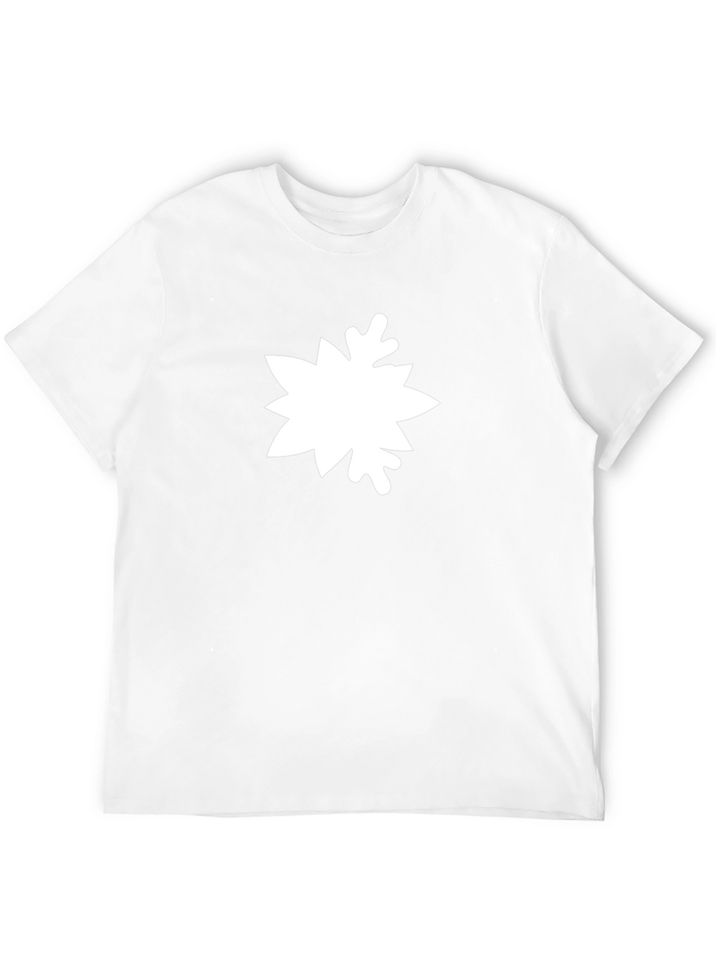 Modern Geometric T-Shirt - Abstract White Design