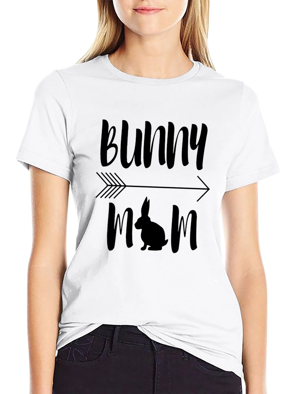 Bunny Mom Graphic Tee - Easter Gift