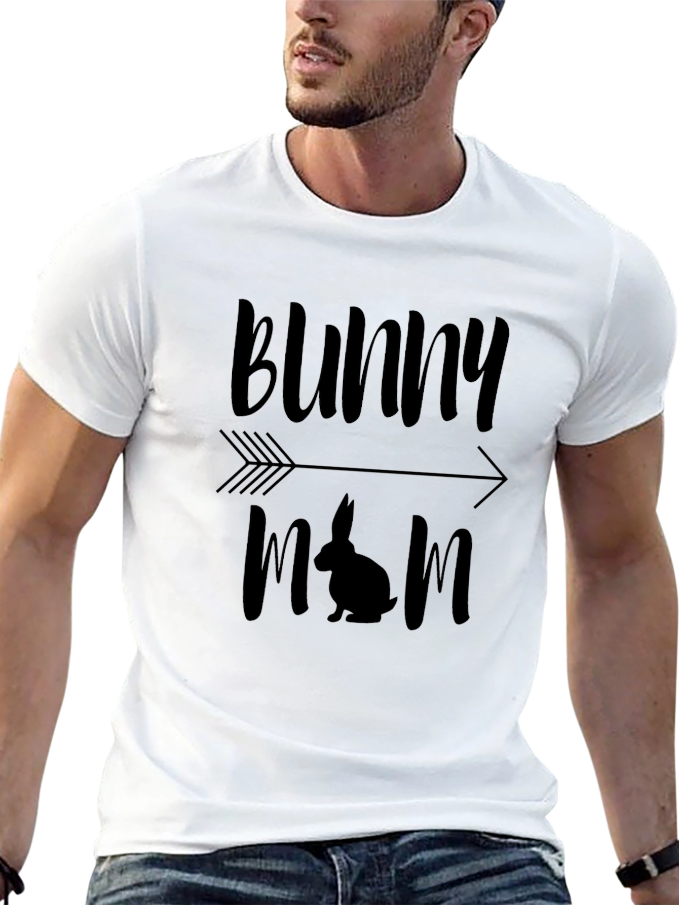 Bunny Mom Graphic Tee - Easter Gift
