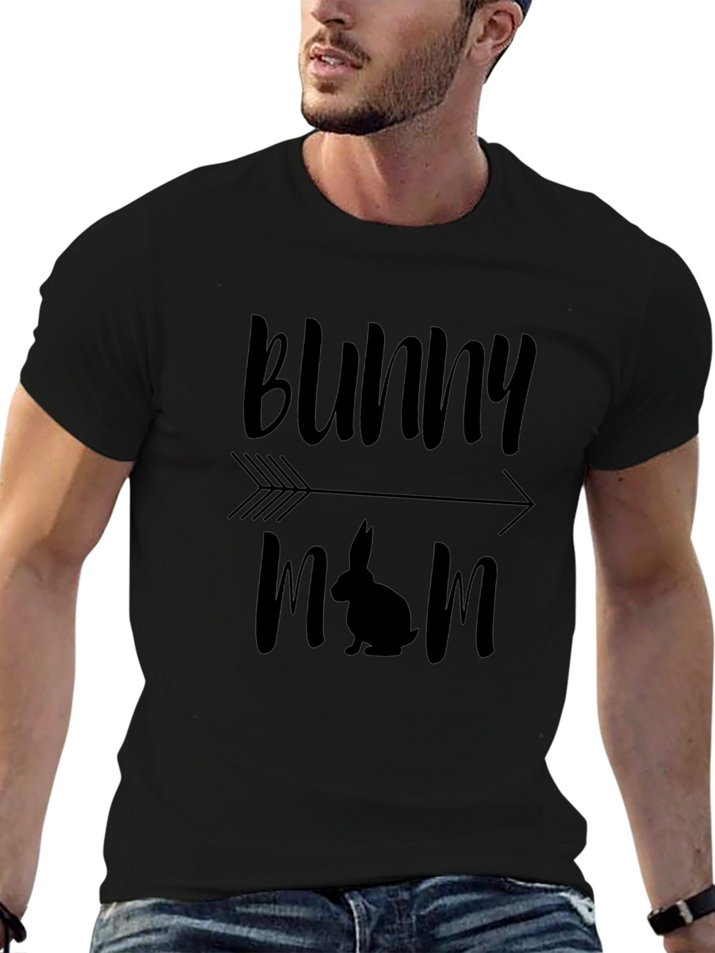 Bunny Mom Graphic Tee - Easter Gift