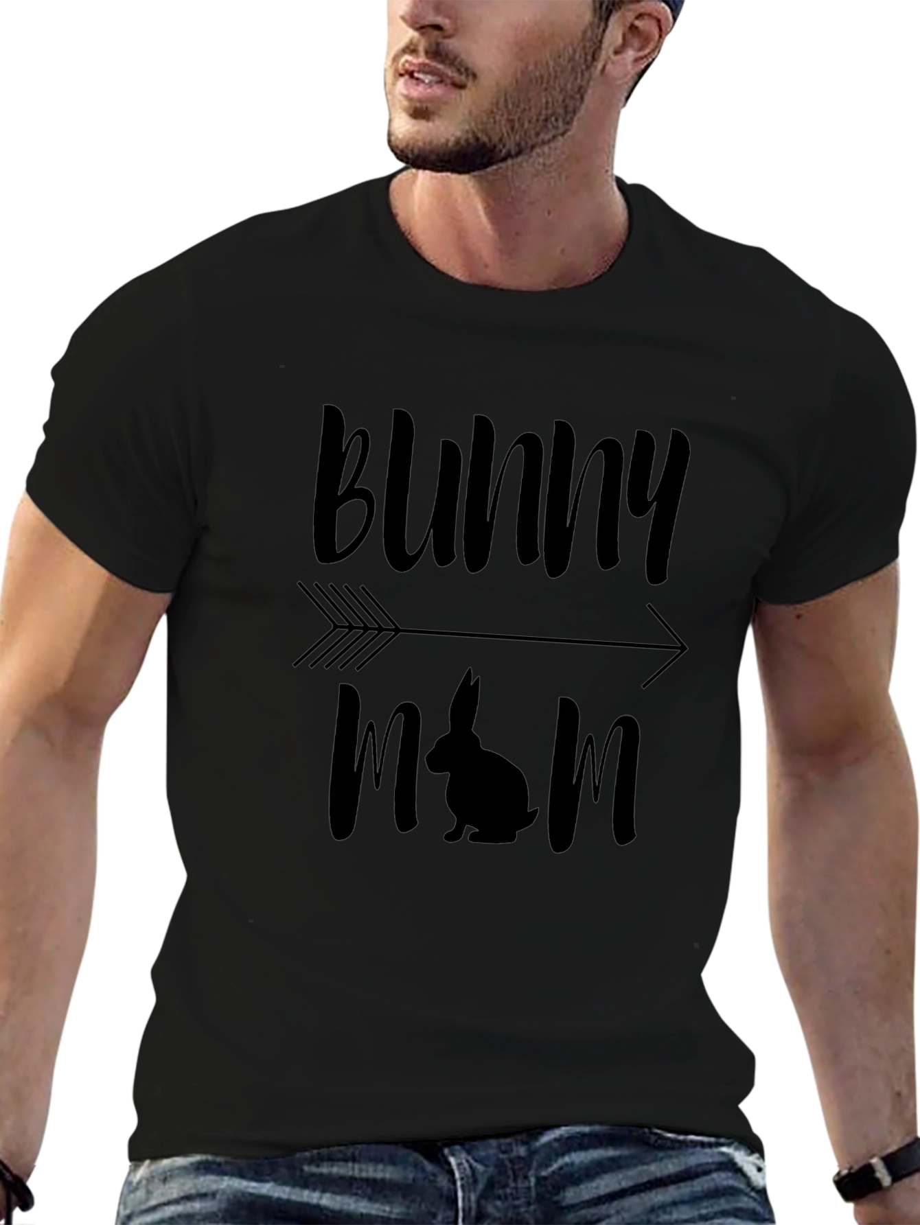 Bunny Mom Graphic Tee - Easter Gift