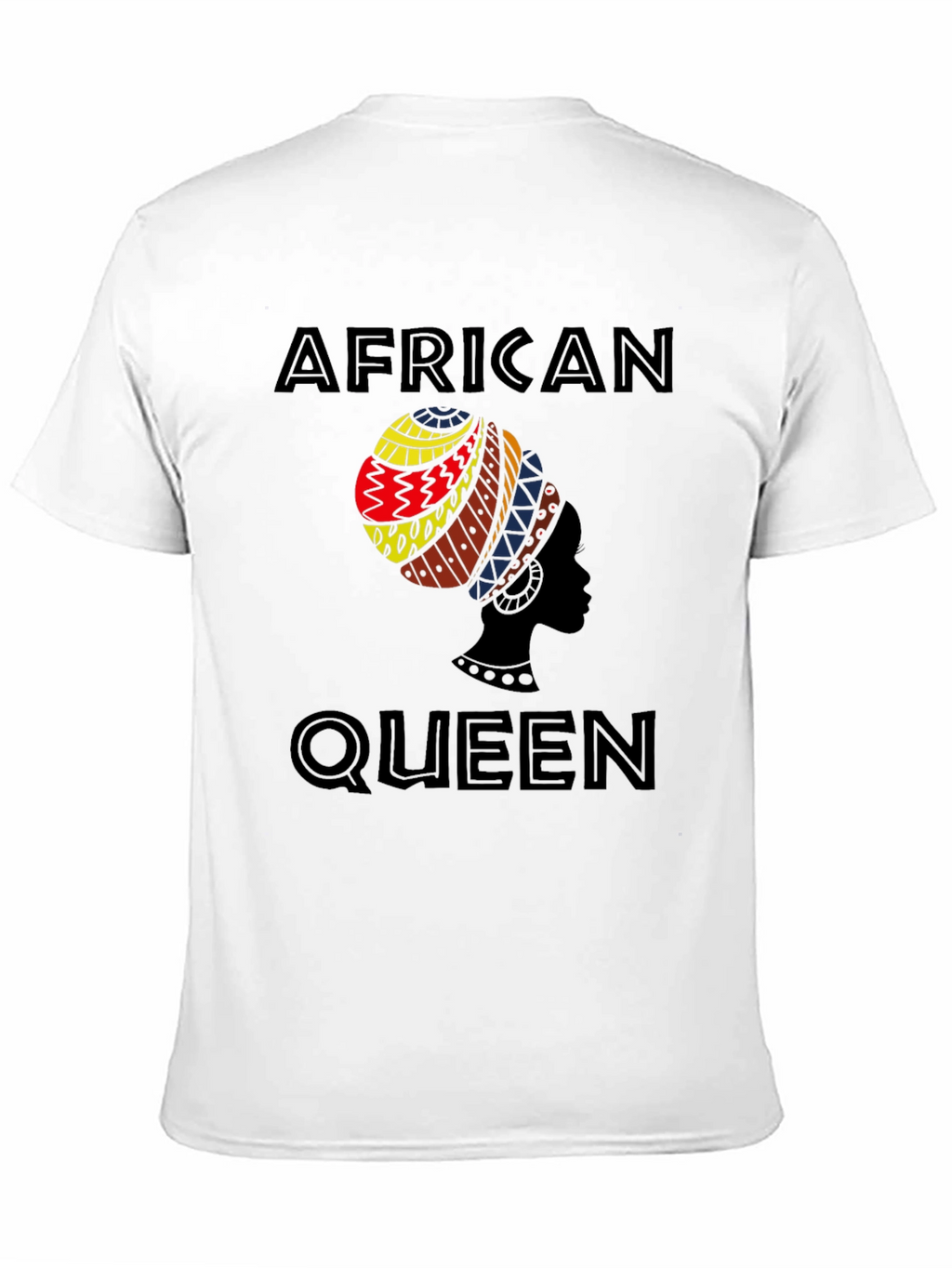 African Queen Graphic Tee - Stylish Black T-Shirt