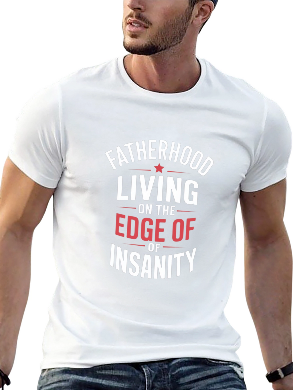 Fatherhood Insanity Graphic Tee
