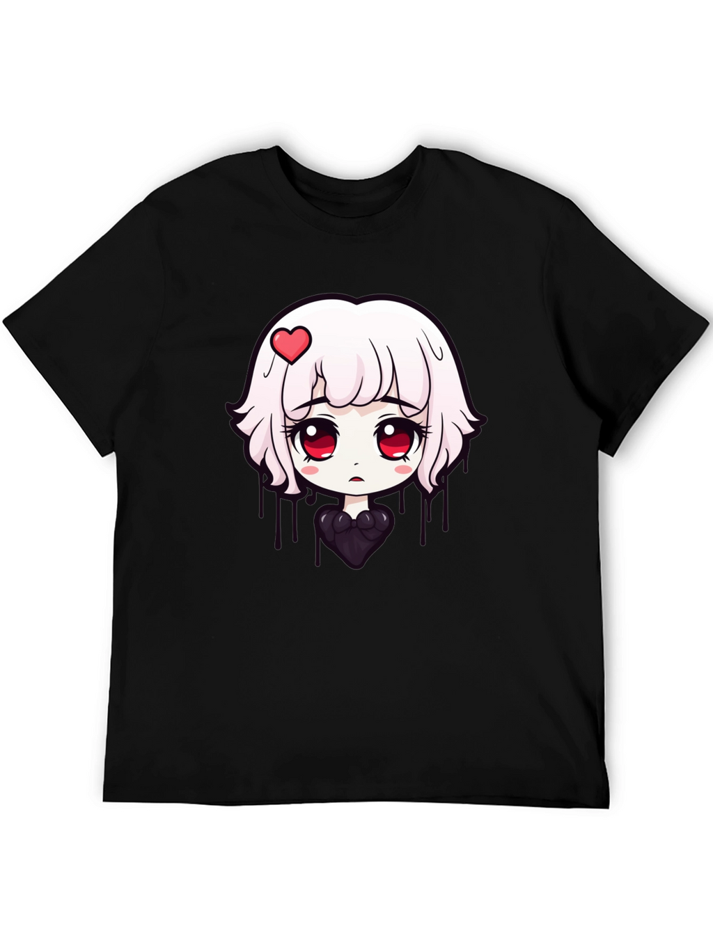 Anime Girl Graphic Tee - Soft Cotton T-Shirt