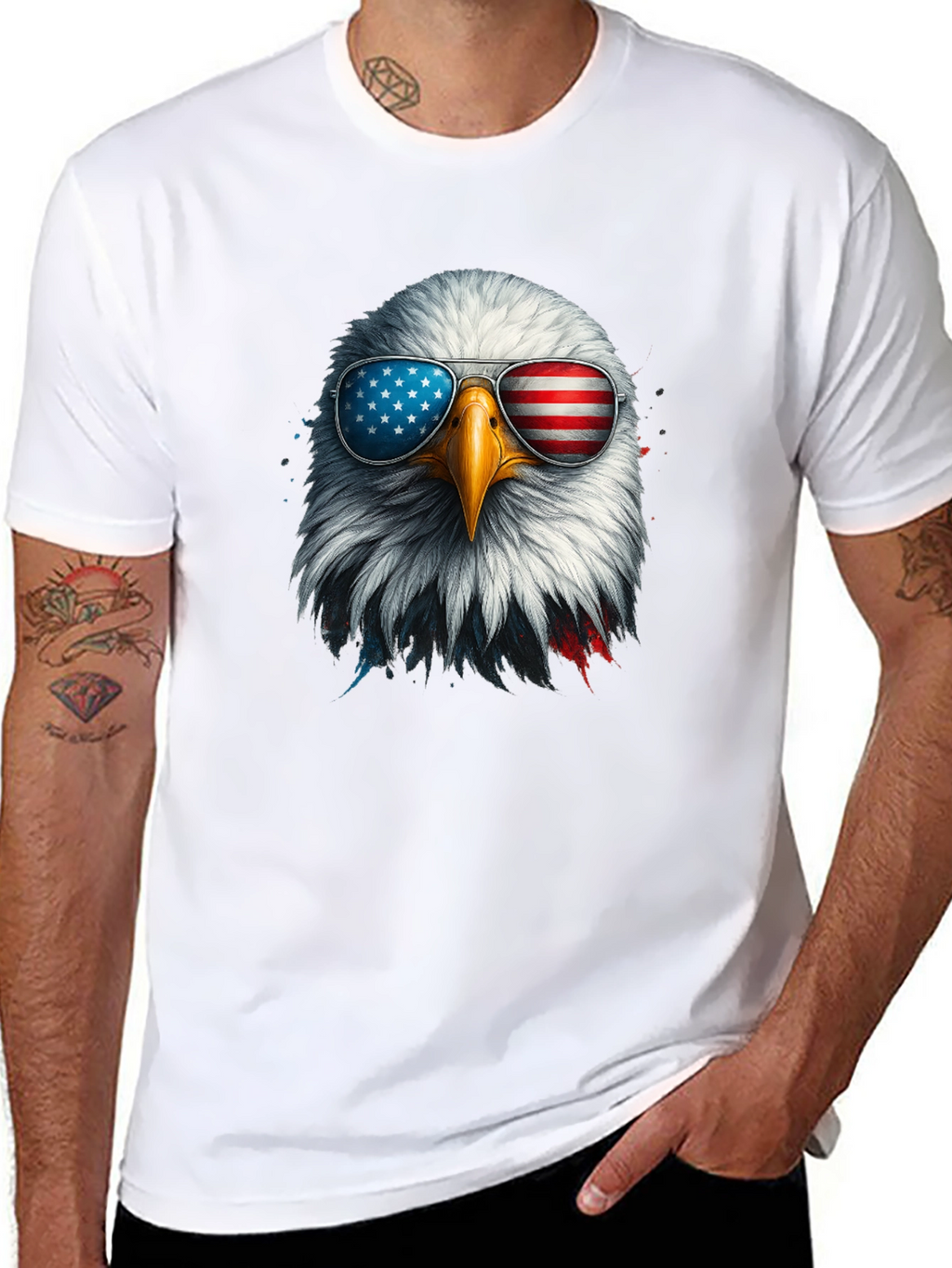 Patriotic Eagle Graphic Tee