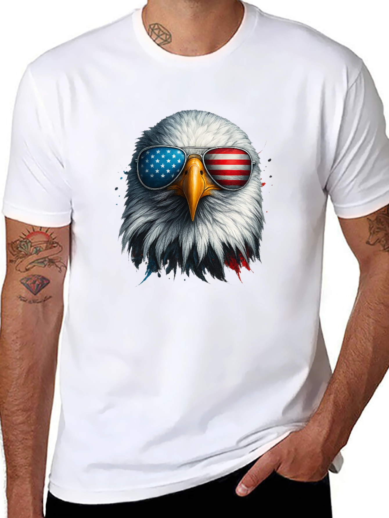 Patriotic Eagle Graphic Tee