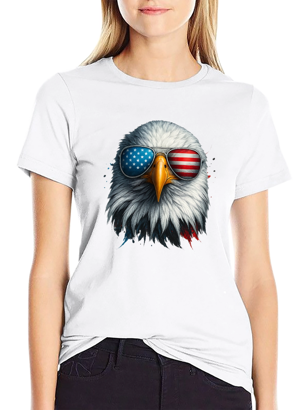 Patriotic Eagle Graphic Tee