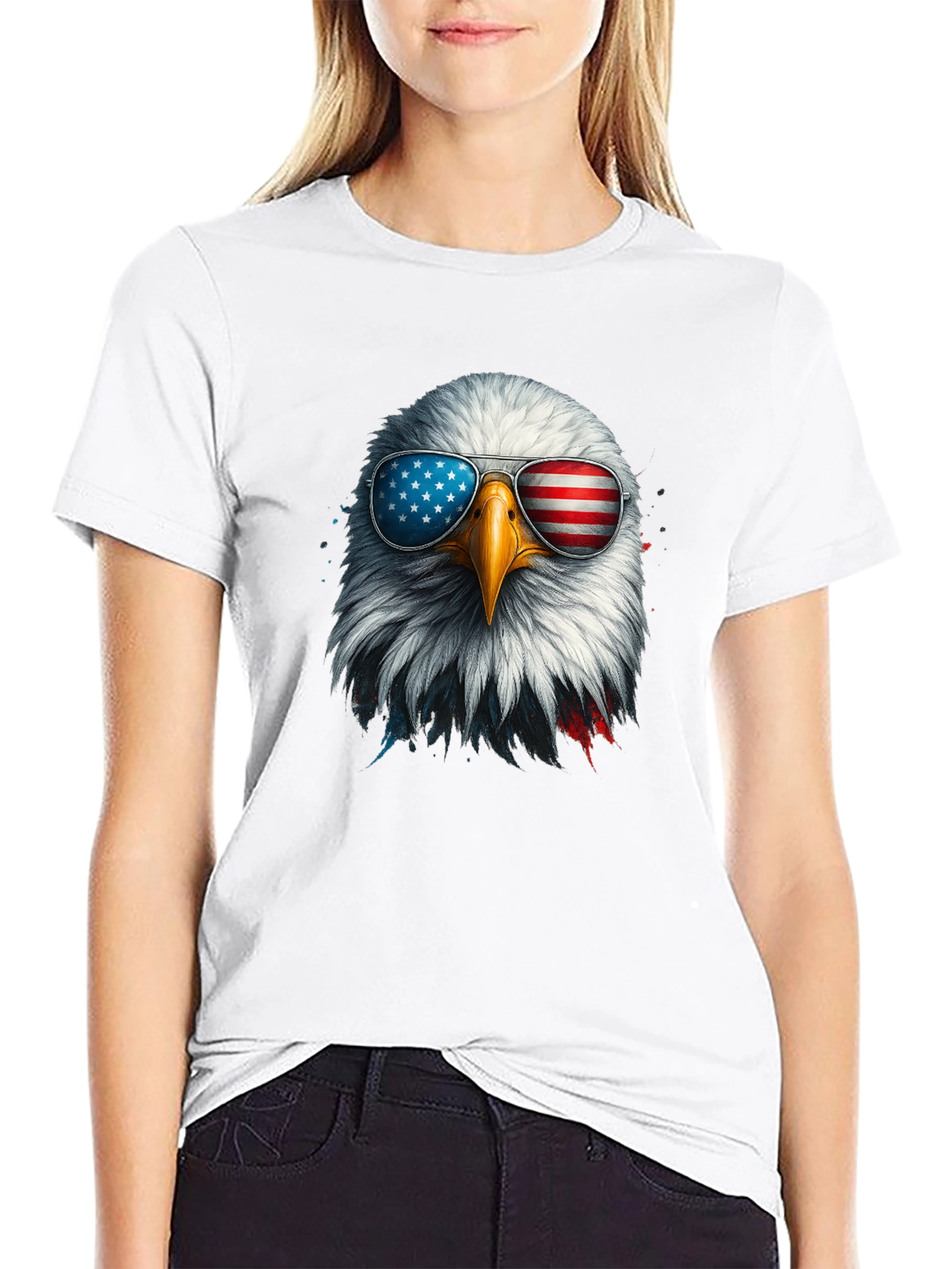 Patriotic Eagle Graphic Tee
