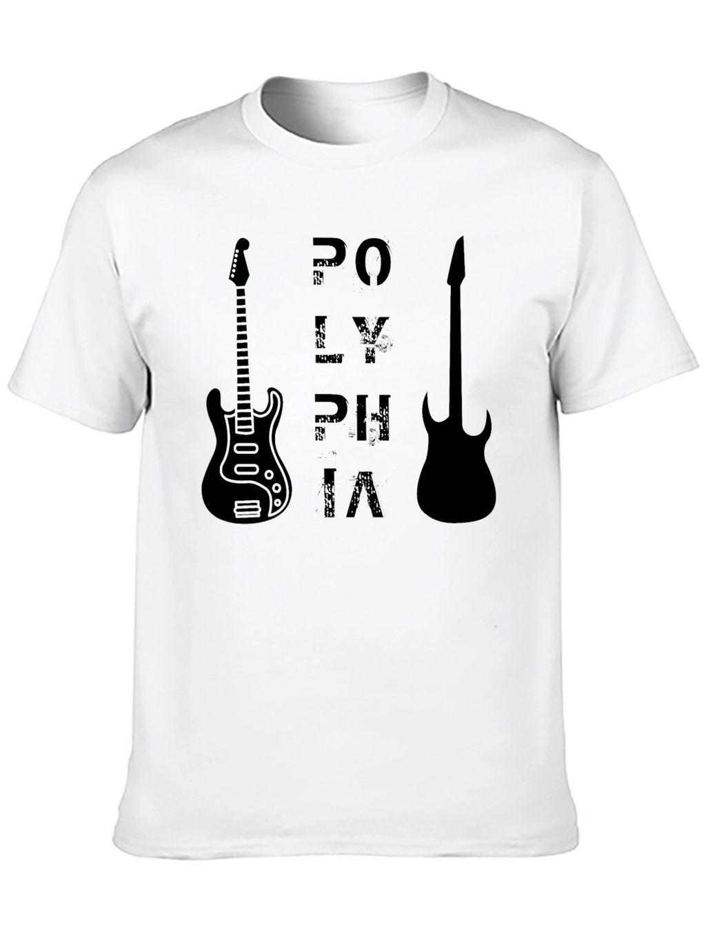 Polyphia Guitar T-Shirt - Black Graphic Tee