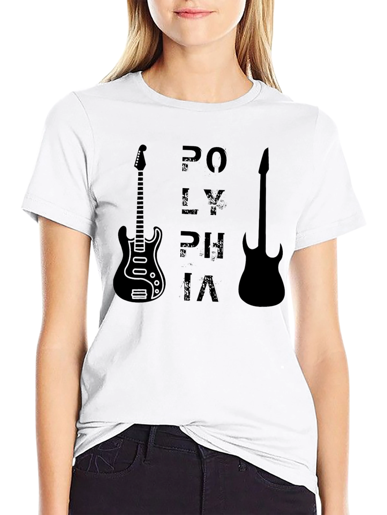 Polyphia Guitar T-Shirt - Black Graphic Tee