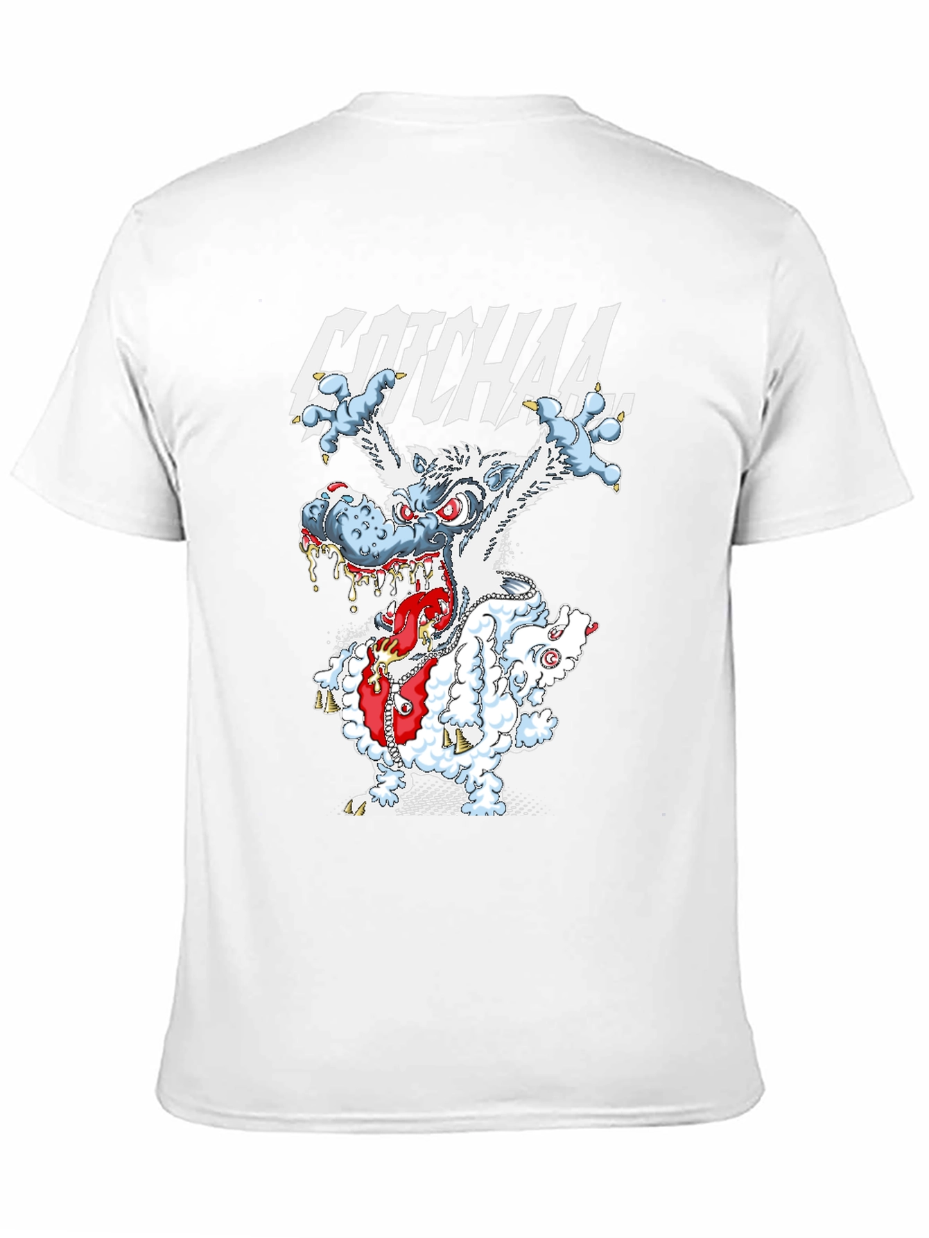 GOTCHAA Monster Graphic Print T-Shirt