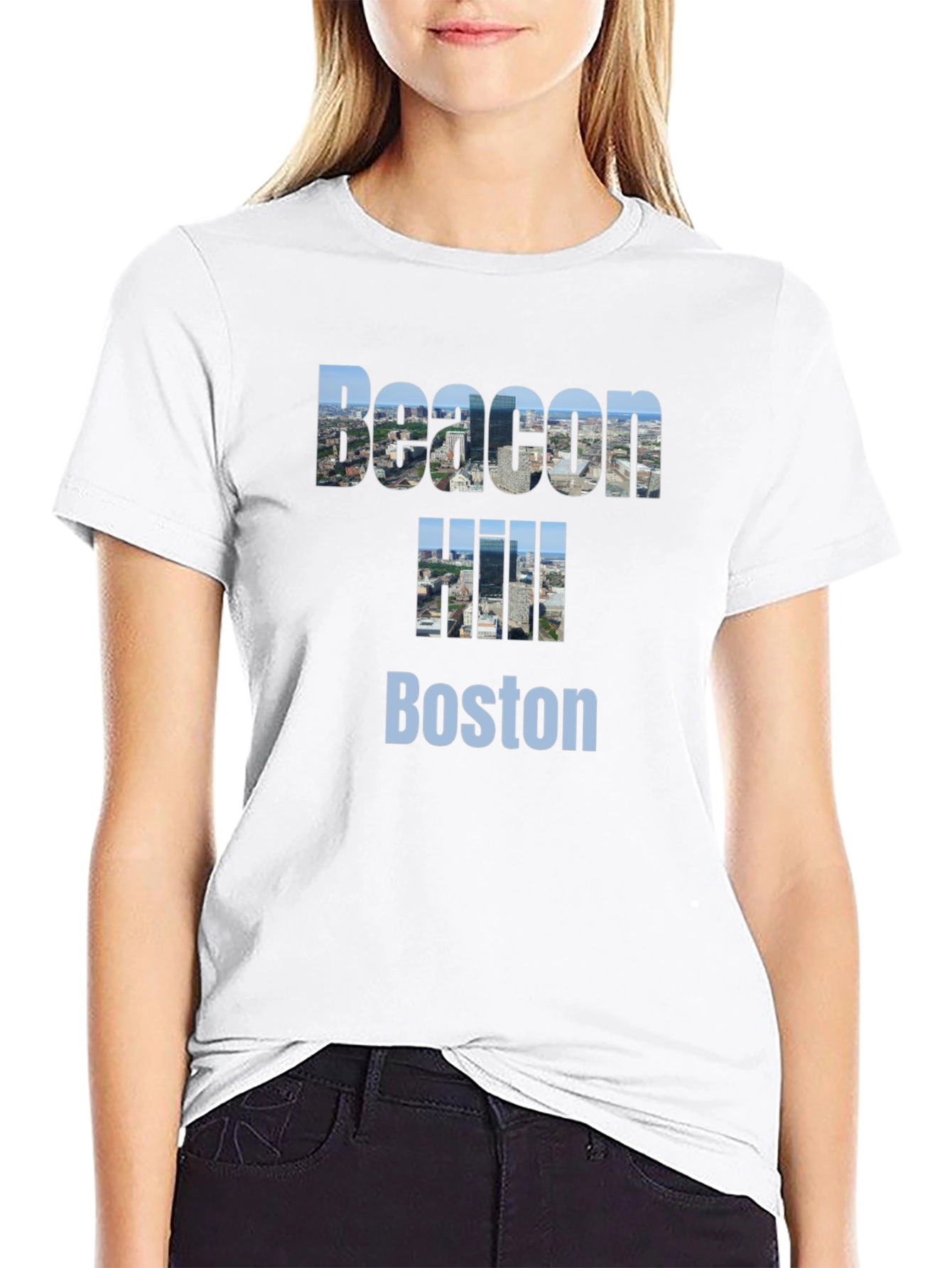 Beacon Hill Boston Graphic T-Shirt