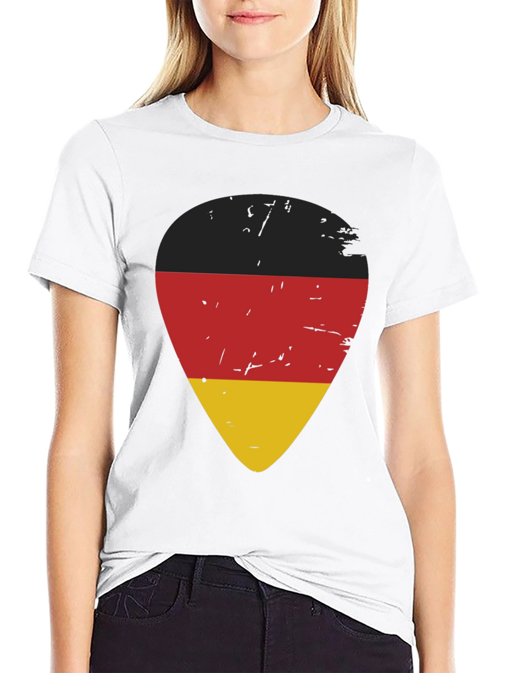 Germany Flag Guitar Pick T-Shirt