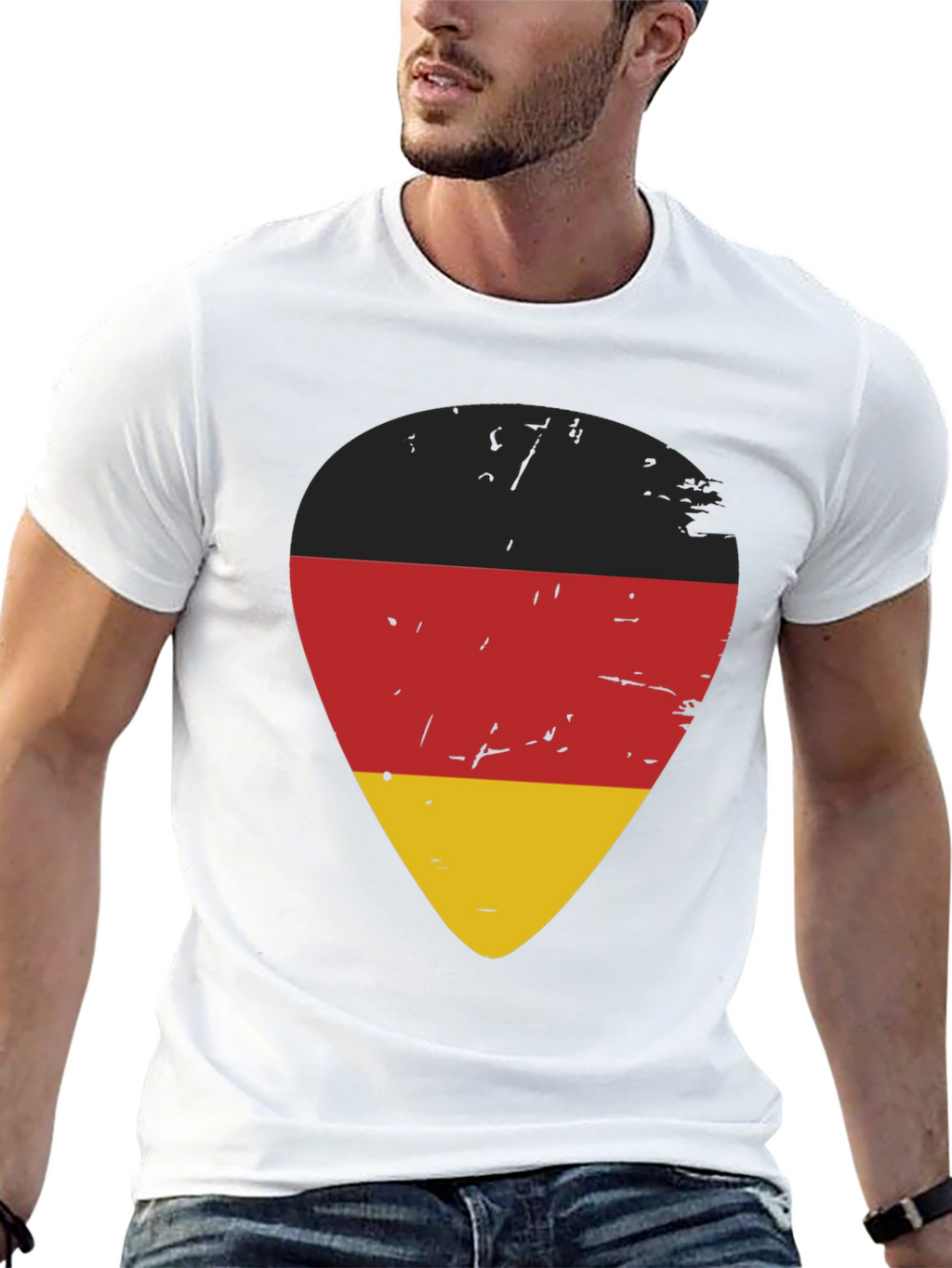 Germany Flag Guitar Pick T-Shirt