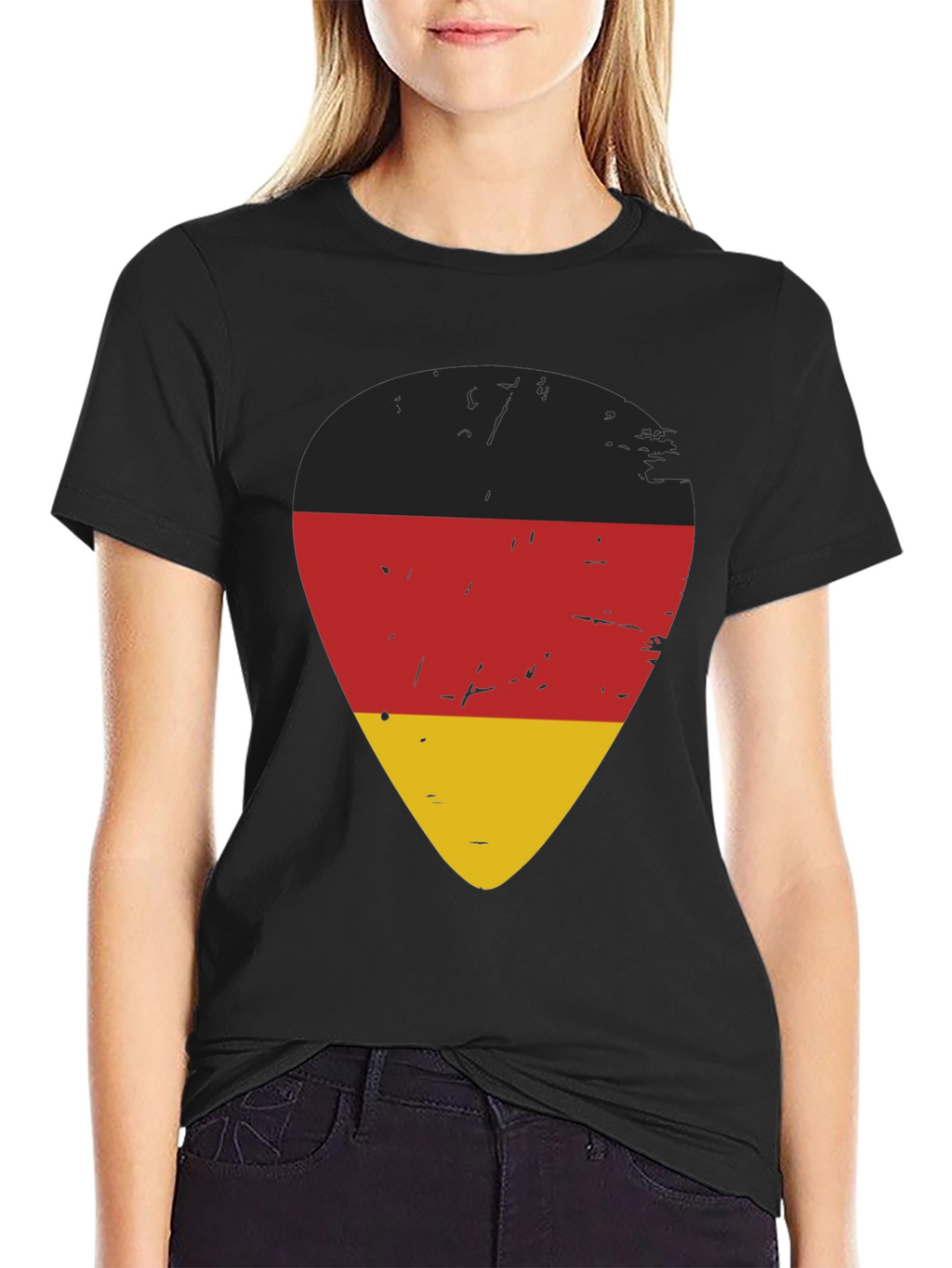 Germany Flag Guitar Pick T-Shirt