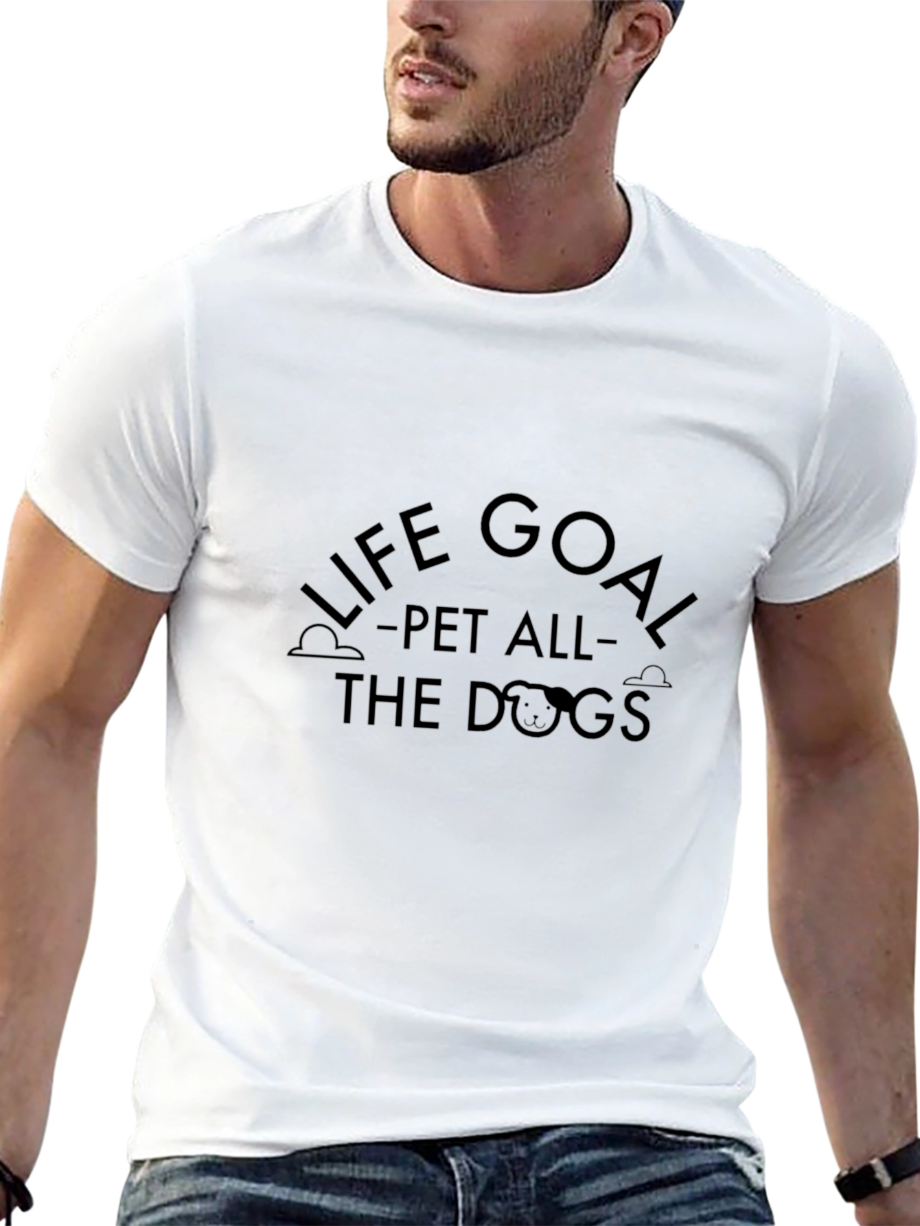 Life Goal Pet All The Dogs Graphic T-Shirt