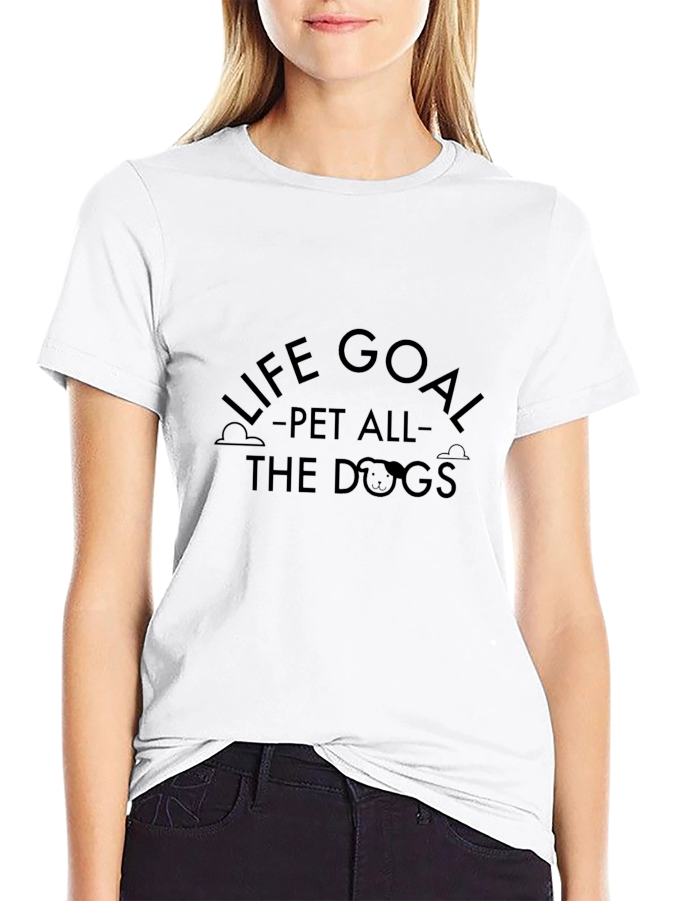 Life Goal Pet All The Dogs Graphic T-Shirt