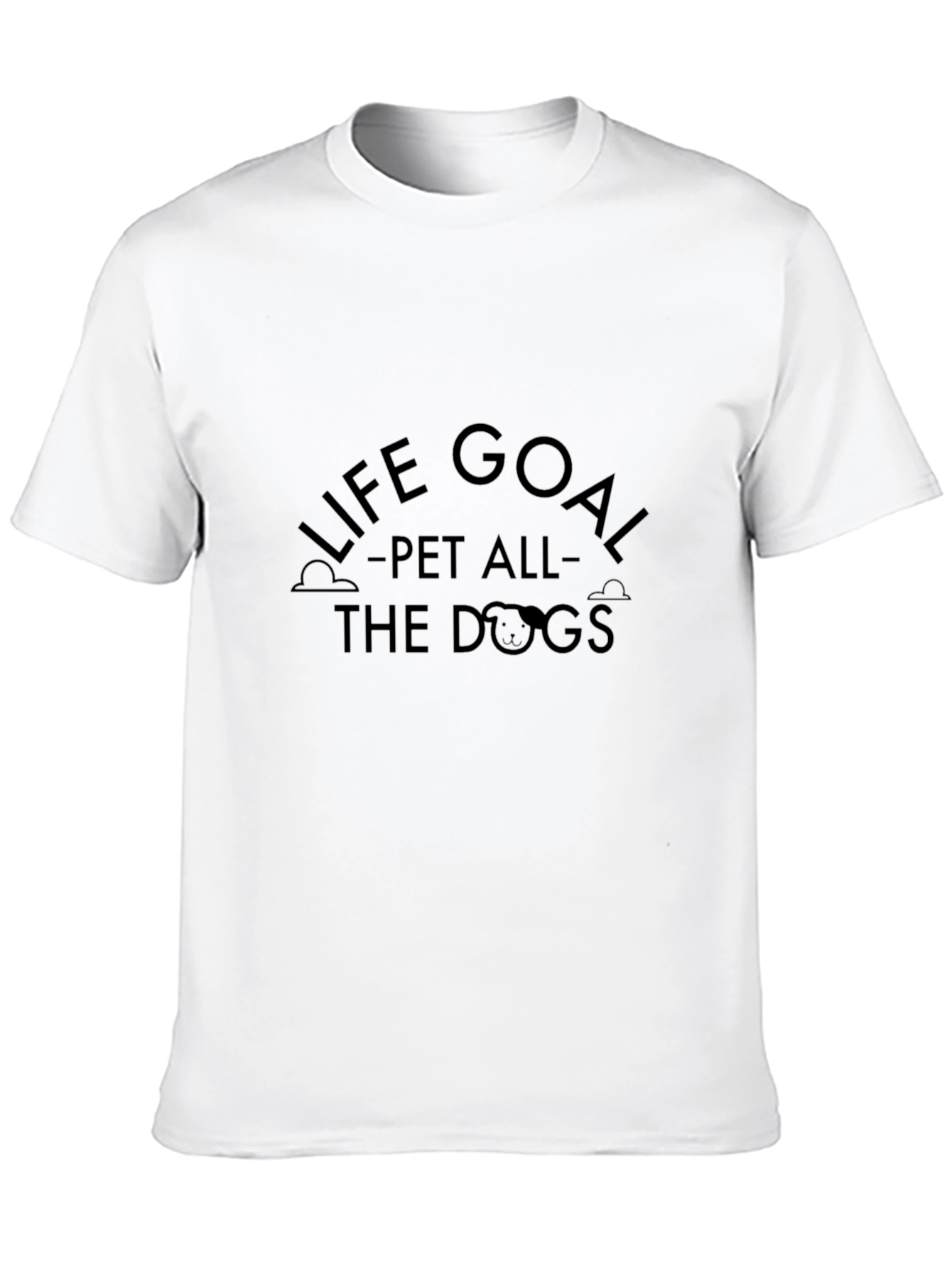 Life Goal Pet All The Dogs Graphic T-Shirt