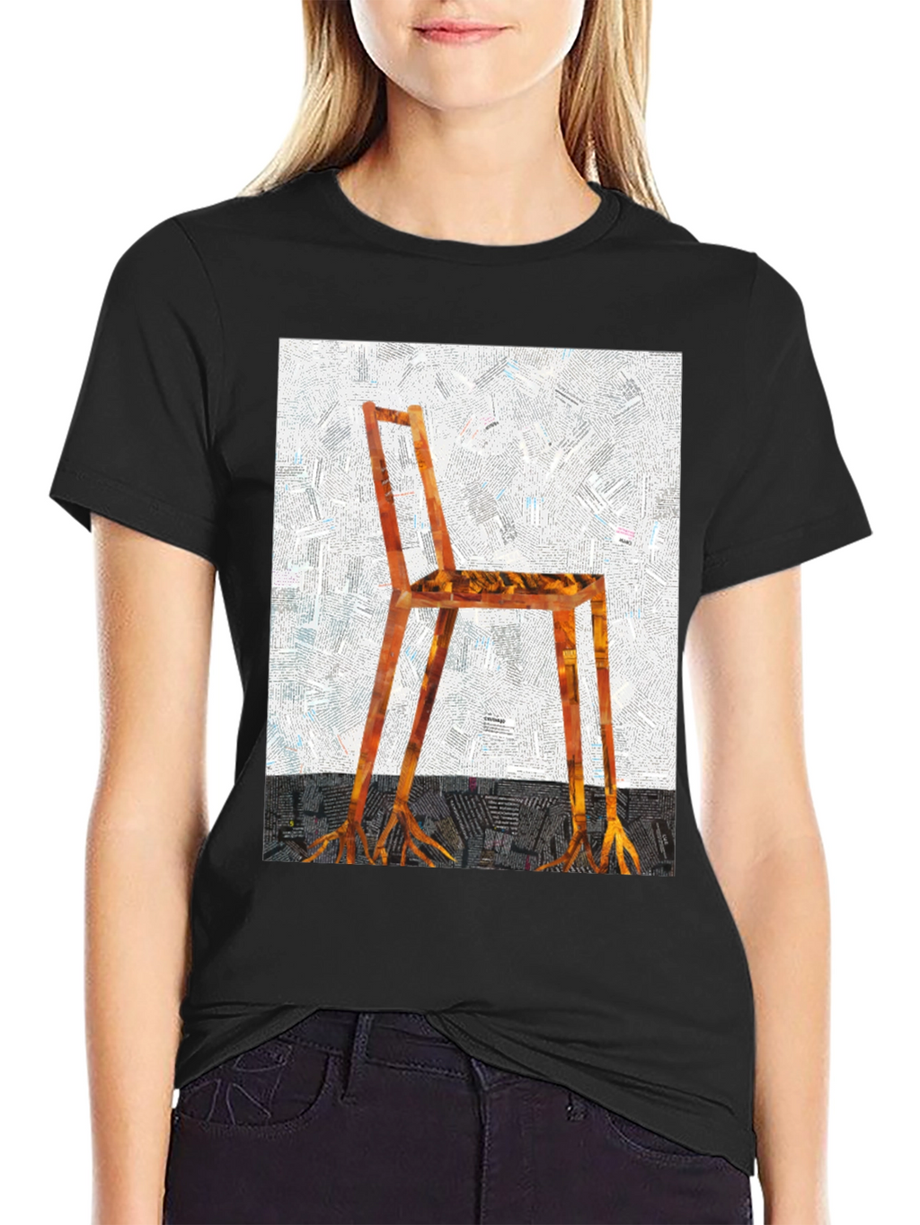 Surreal Chair Graphic Tee - Unique Design
