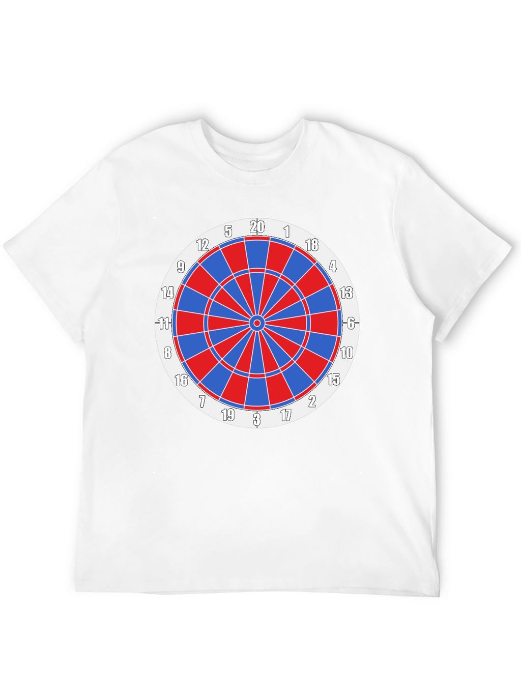 Dartboard Graphic Tee - Black Cotton Blend