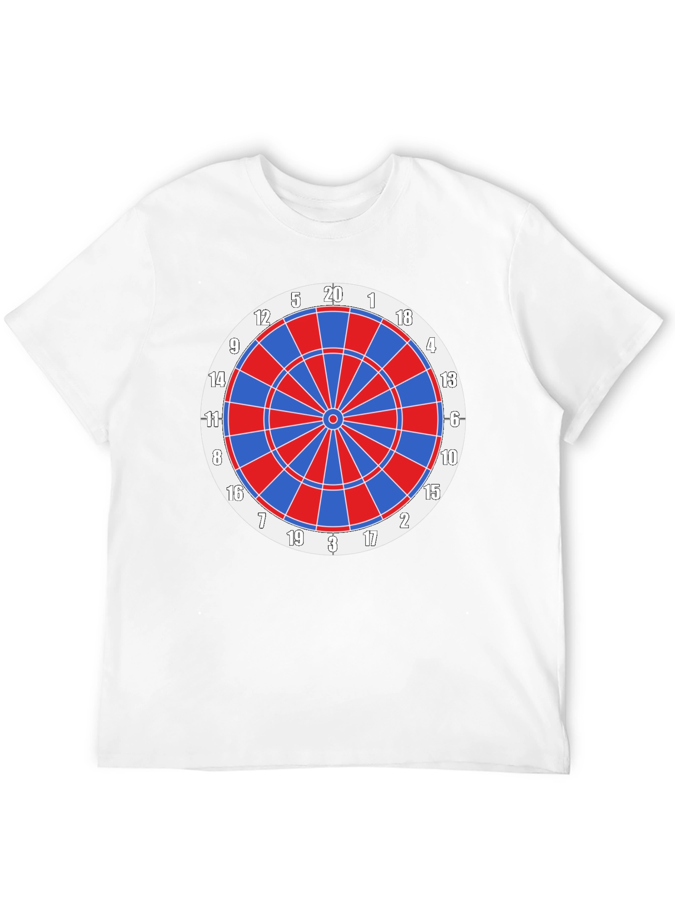 Dartboard Graphic Tee - Black Cotton Blend