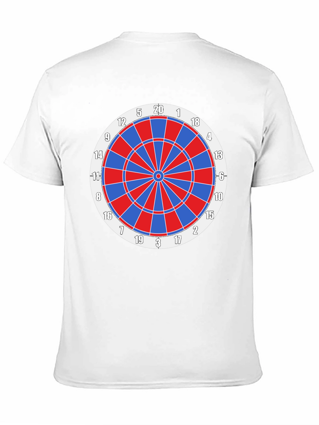 Dartboard Graphic Tee - Black Cotton Blend